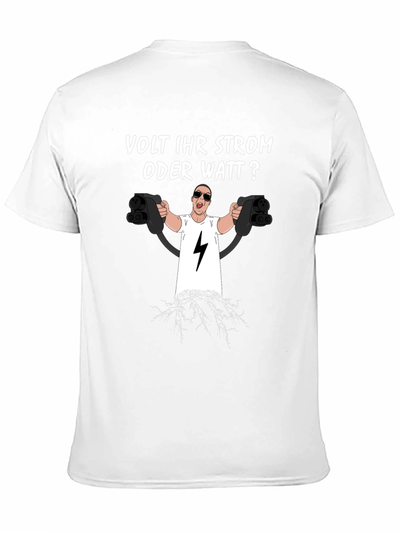 Black Volt Ihr Strom Oder Watt? Black T-Shirt view 11