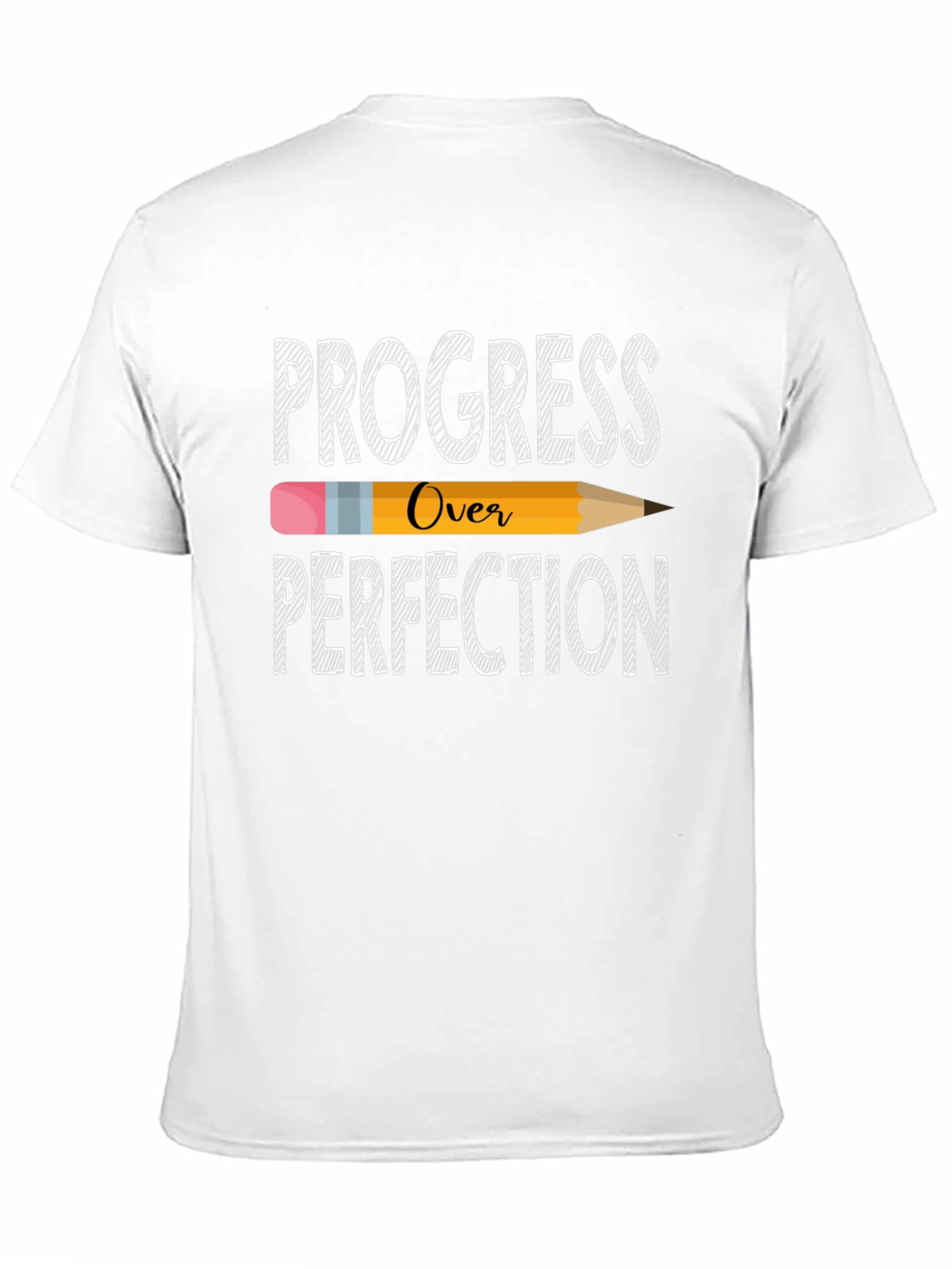 Black Progress Over Perfection T-Shirt - Motivational Teacher Tee view 11