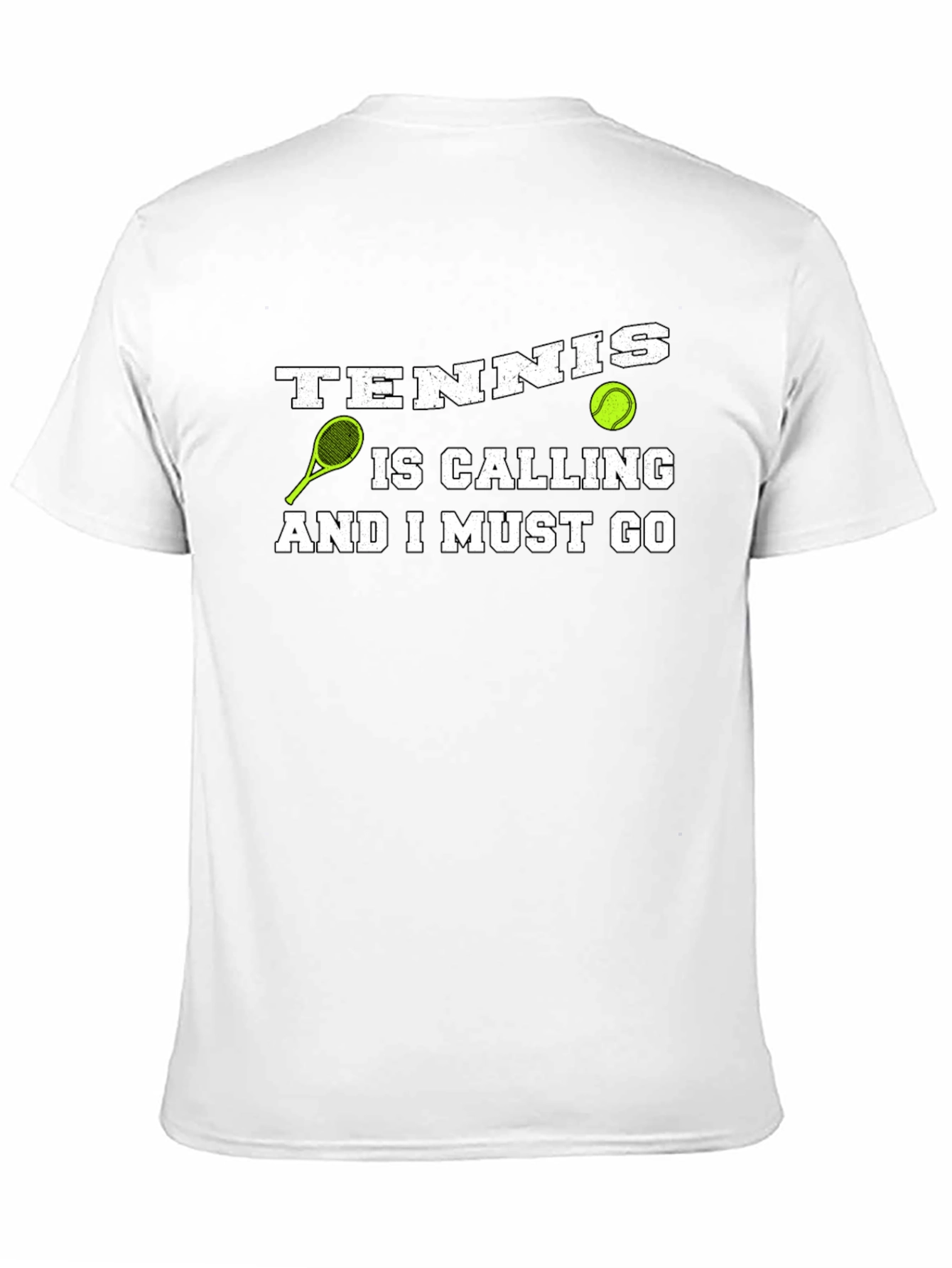 Black Tennis is Calling T-Shirt - Funny Sports Tee view 11