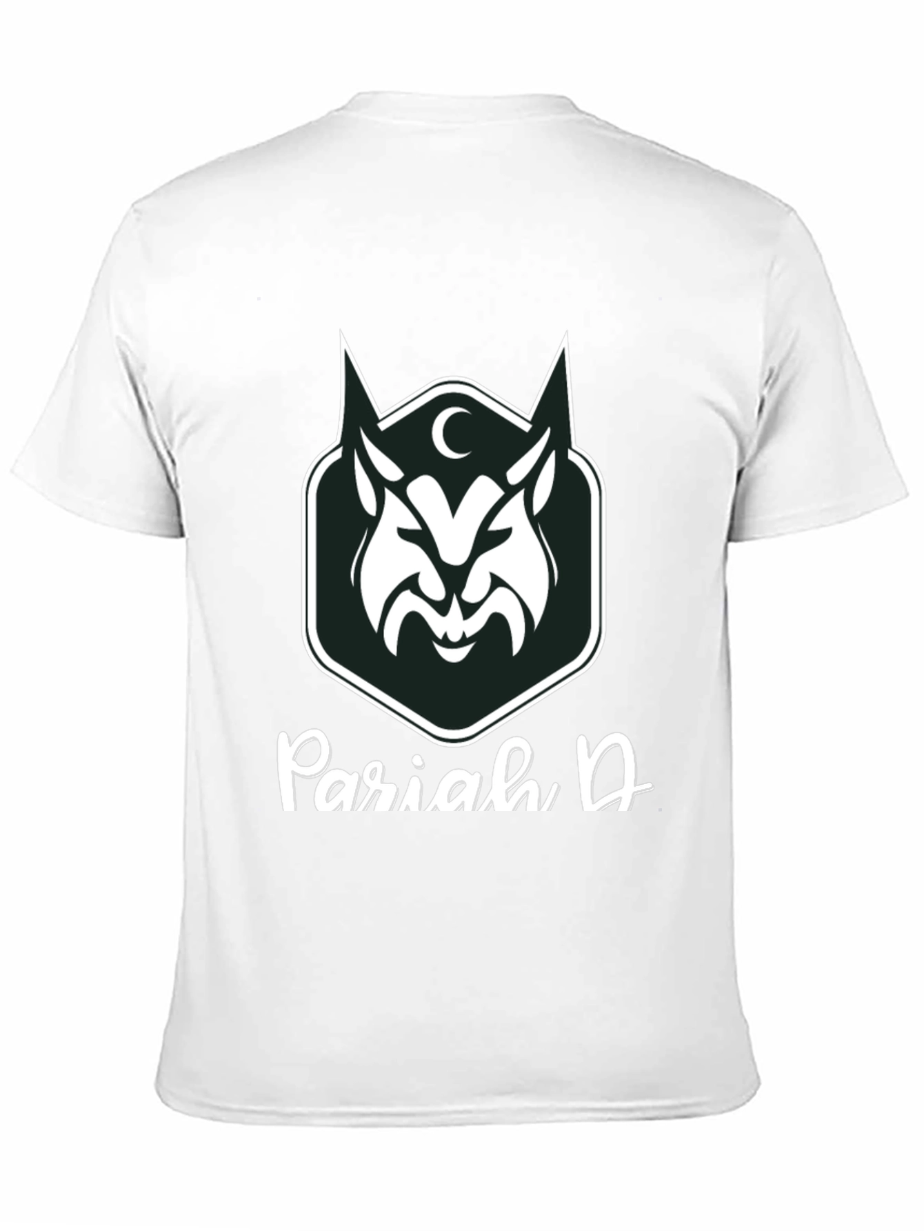 Black Pariah D Graphic Tee - Dark Wolf Design view 11