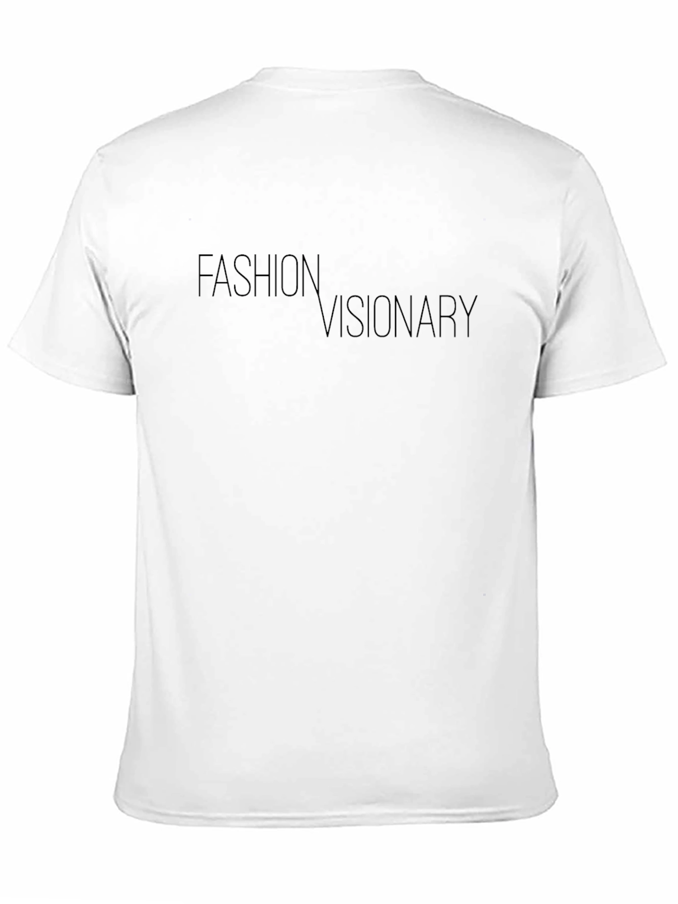 Black Fashion Visionary Tee - Stylish Black Graphic T-Shirt view 11