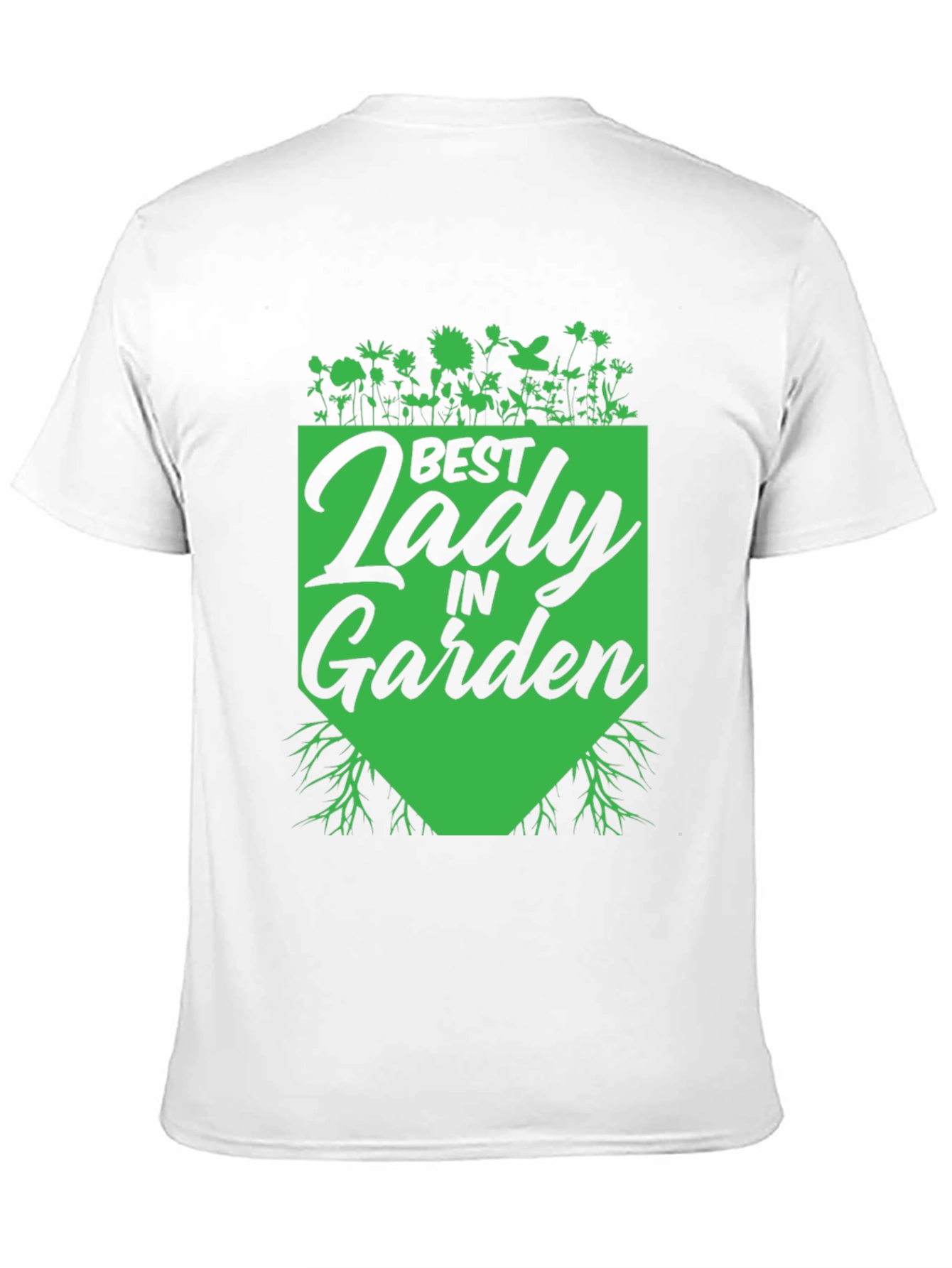 Black Best Lady in Garden T-Shirt - Gardener Gift view 11