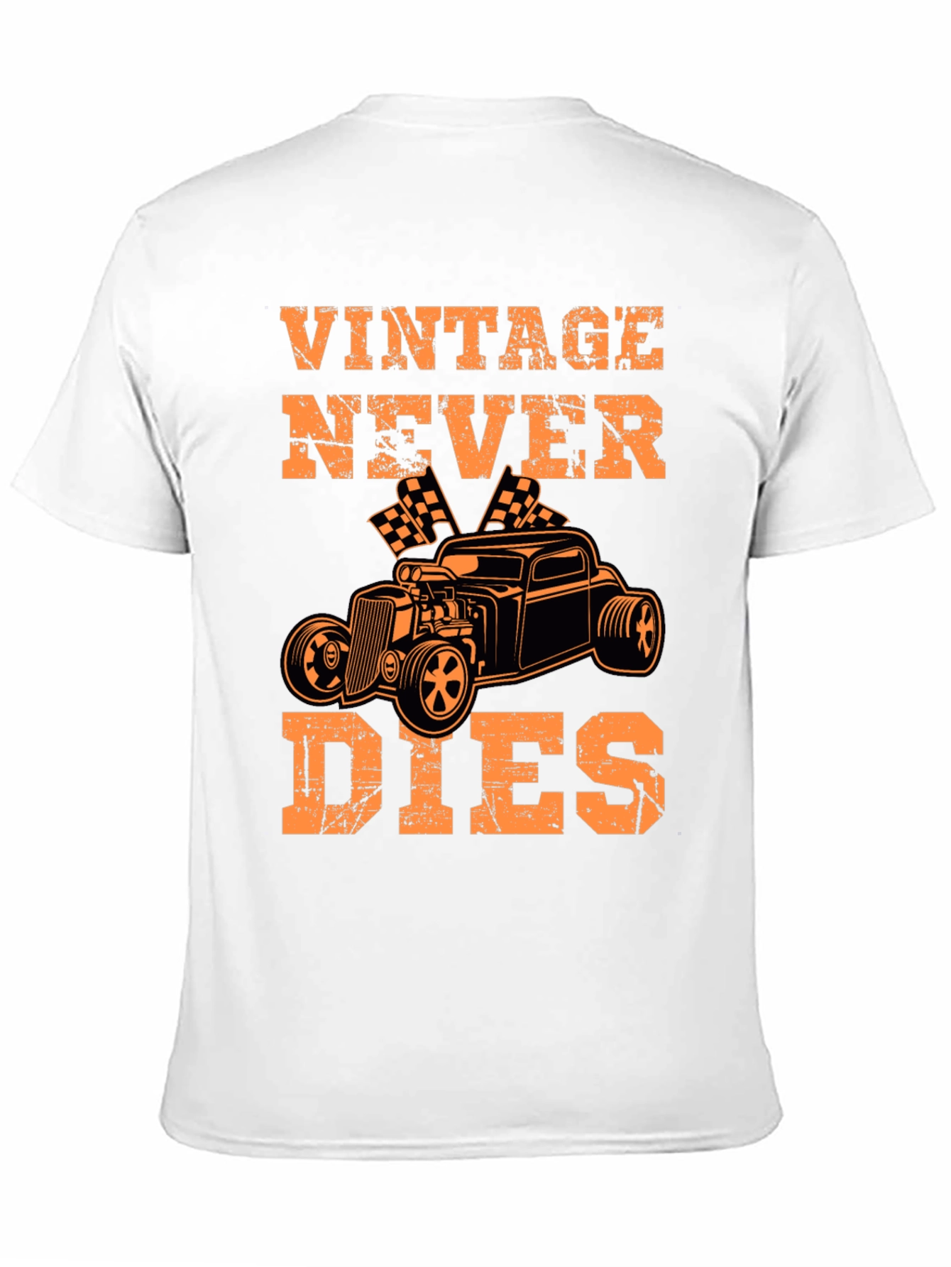 Black Vintage Never Dies Graphic Tee view 11