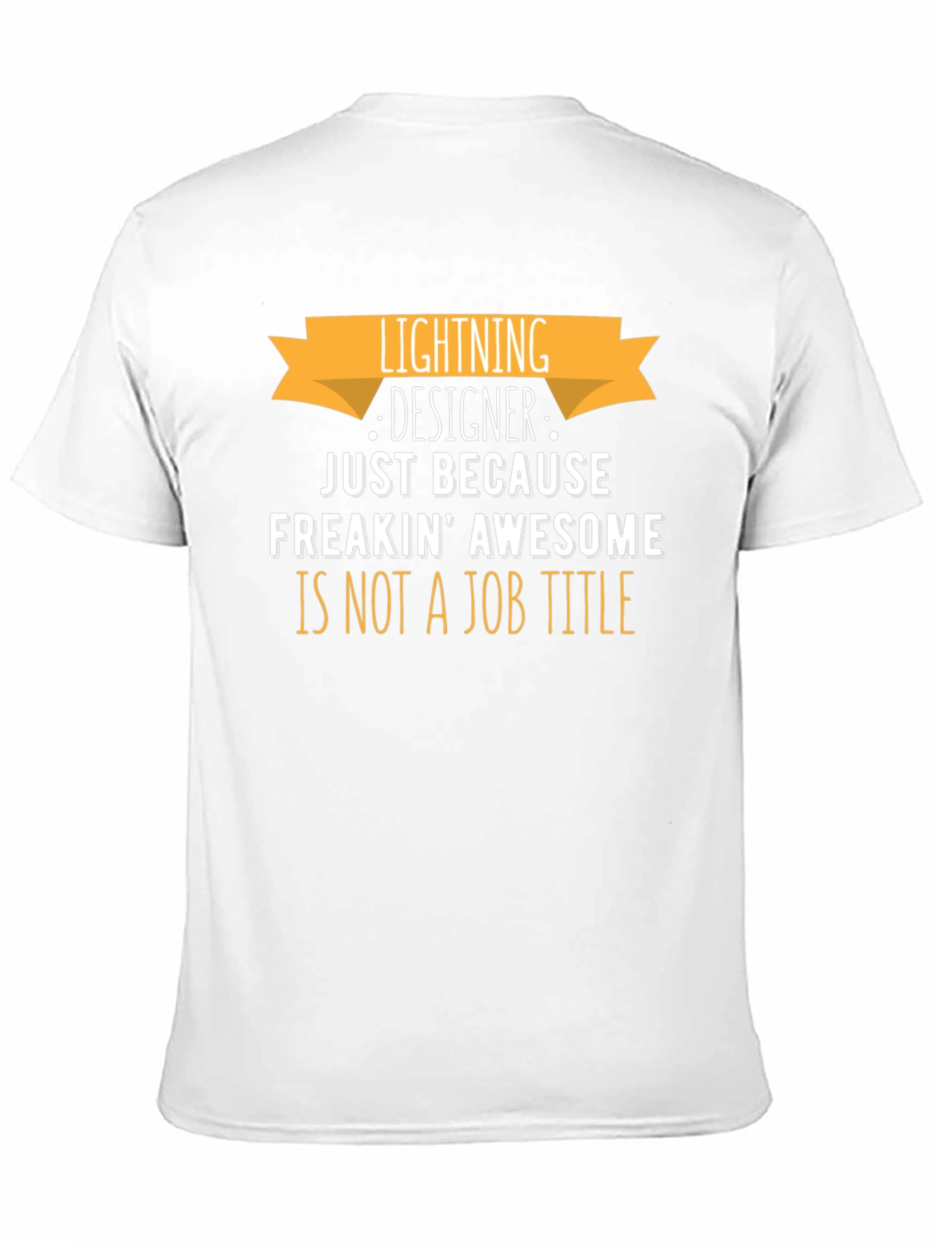 Black Lightning Designer T-Shirt - Freakin' Awesome Job Title! view 11