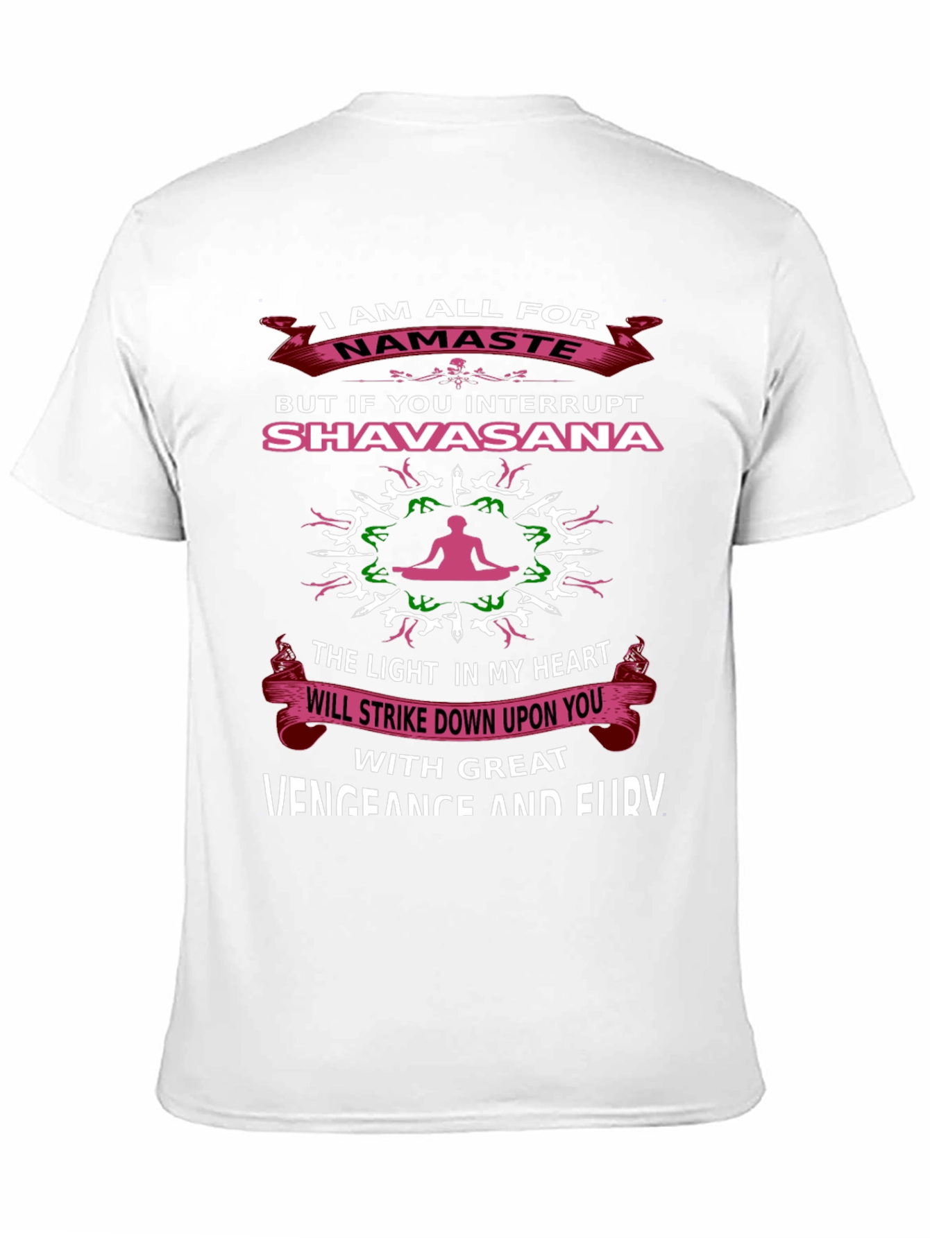 Black Namaste Shavasana Graphic T-Shirt view 11