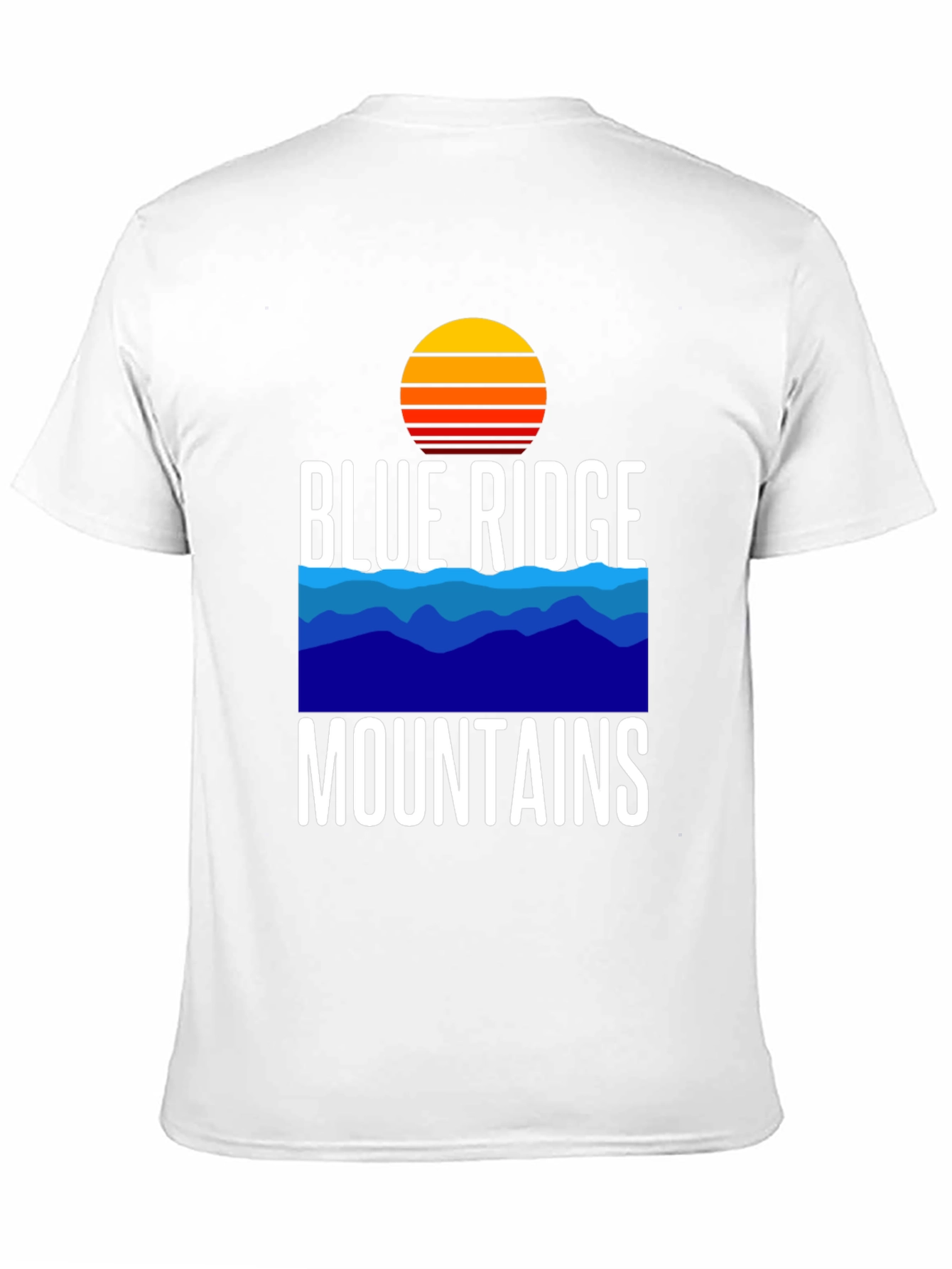 Black Blue Ridge Mountains Graphic Tee view 11