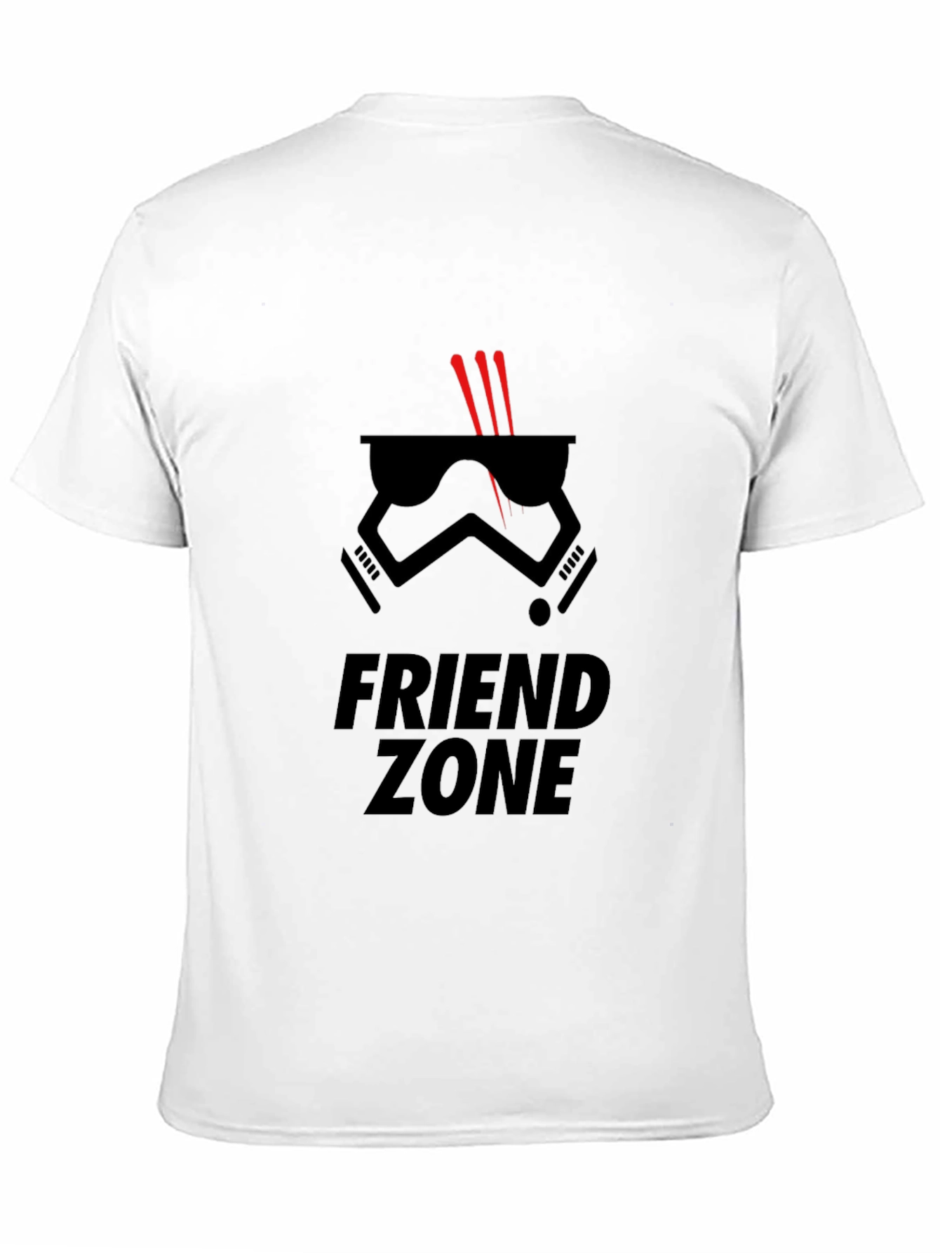 Black Friend Zone Stormtrooper Graphic Tee - Black view 11
