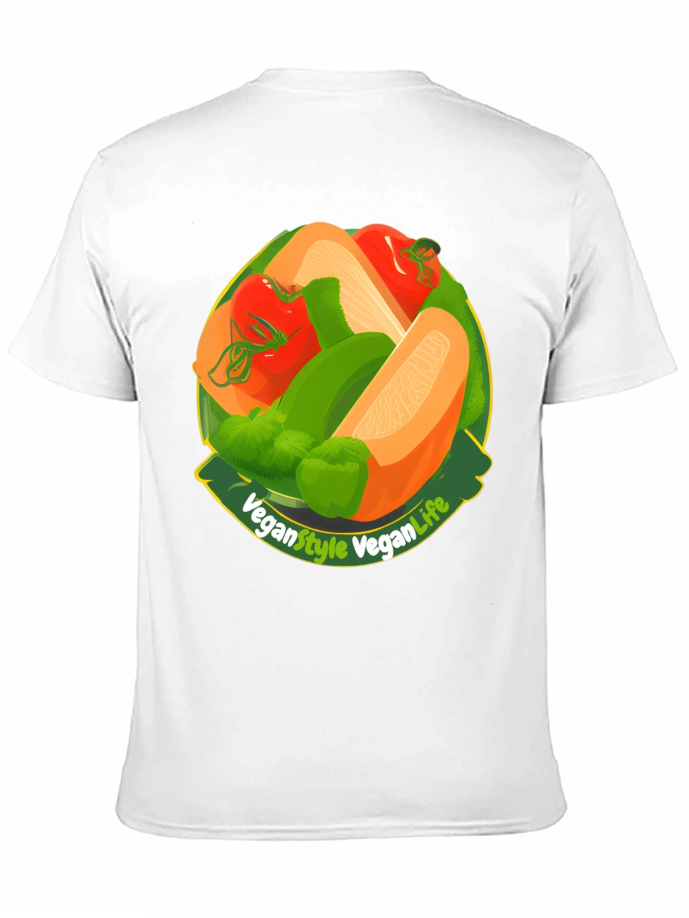 Black Vegan Style Vegan Life T-Shirt view 11