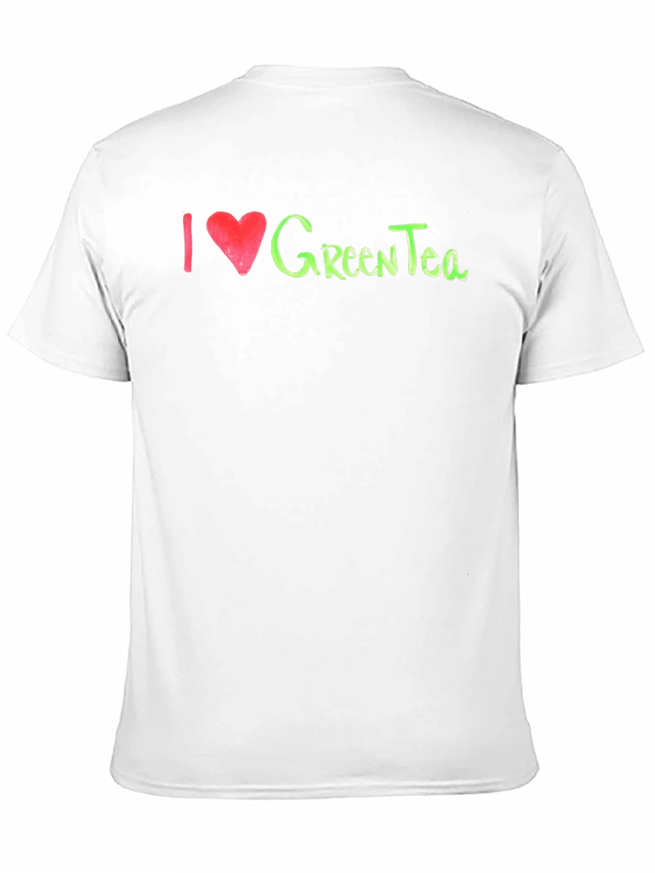 Black I Love Green Tea T-Shirt - Soft Cotton Blend view 11