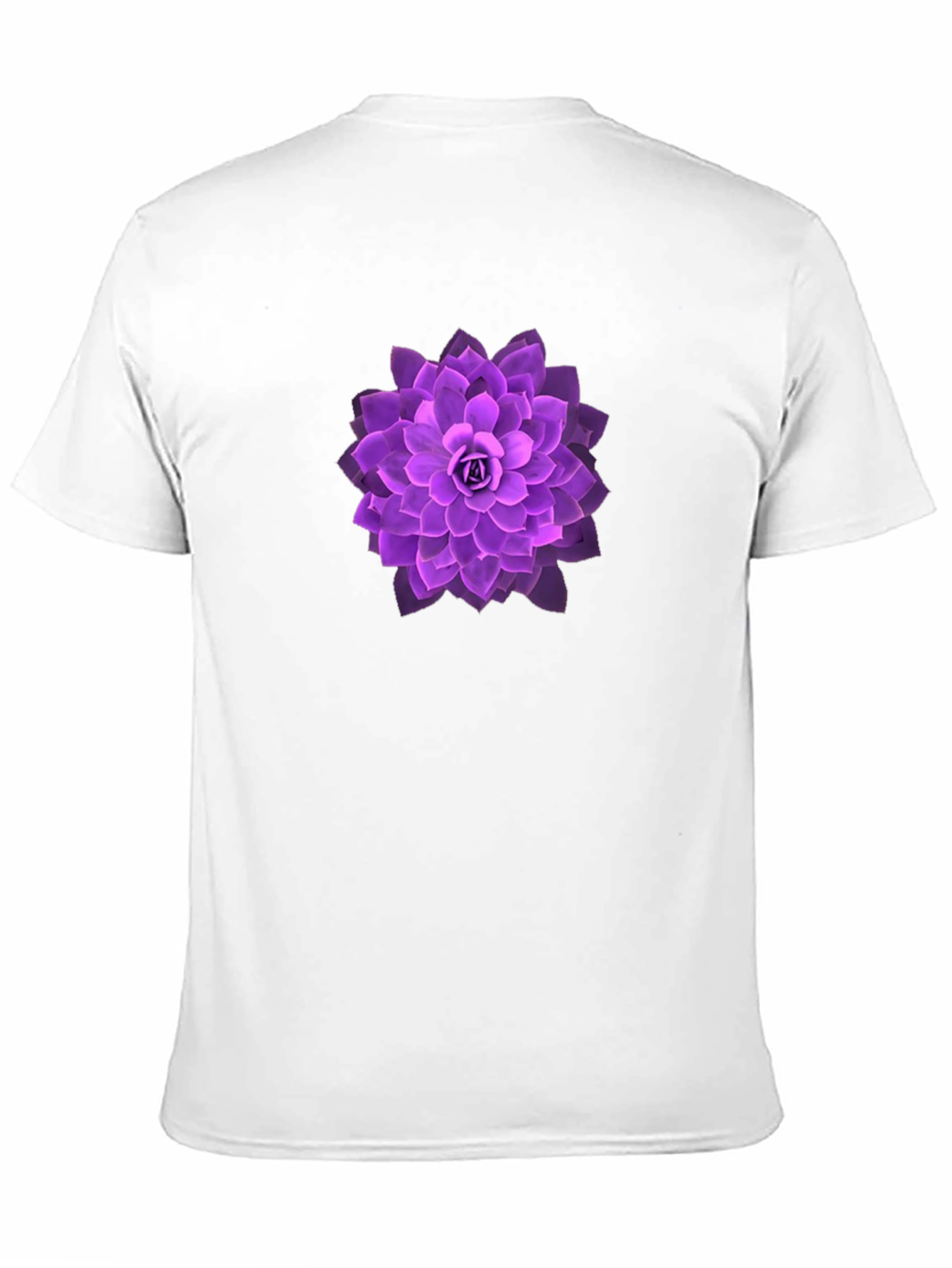Black Purple Lotus Graphic Tee - Soft & Stylish view 11