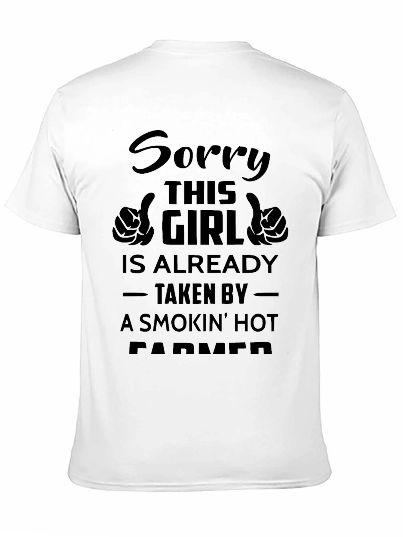 Black Smokin' Hot Farmer Graphic T-Shirt view 11