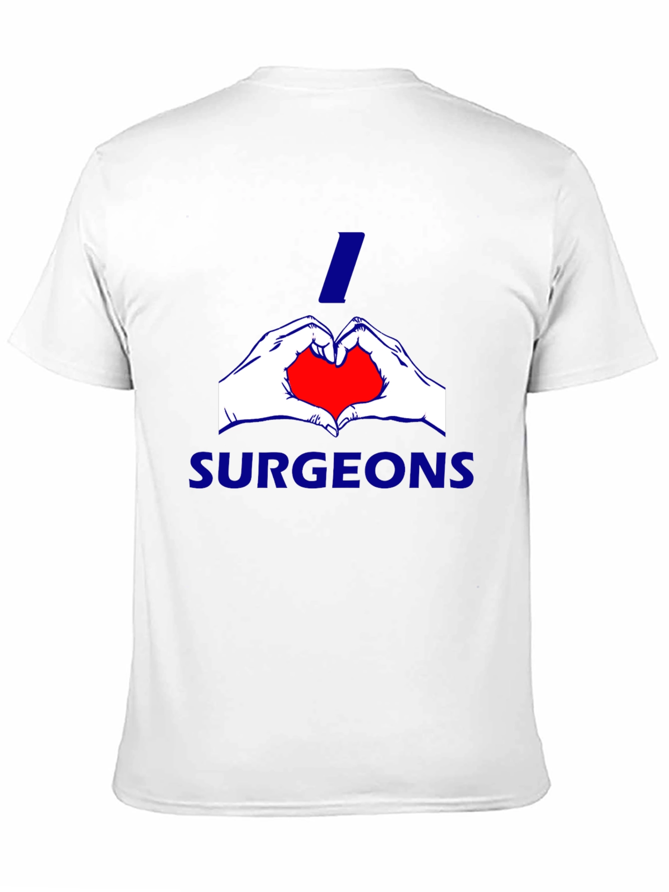 Black I Heart Surgeons Tee - Black Cotton Blend view 11