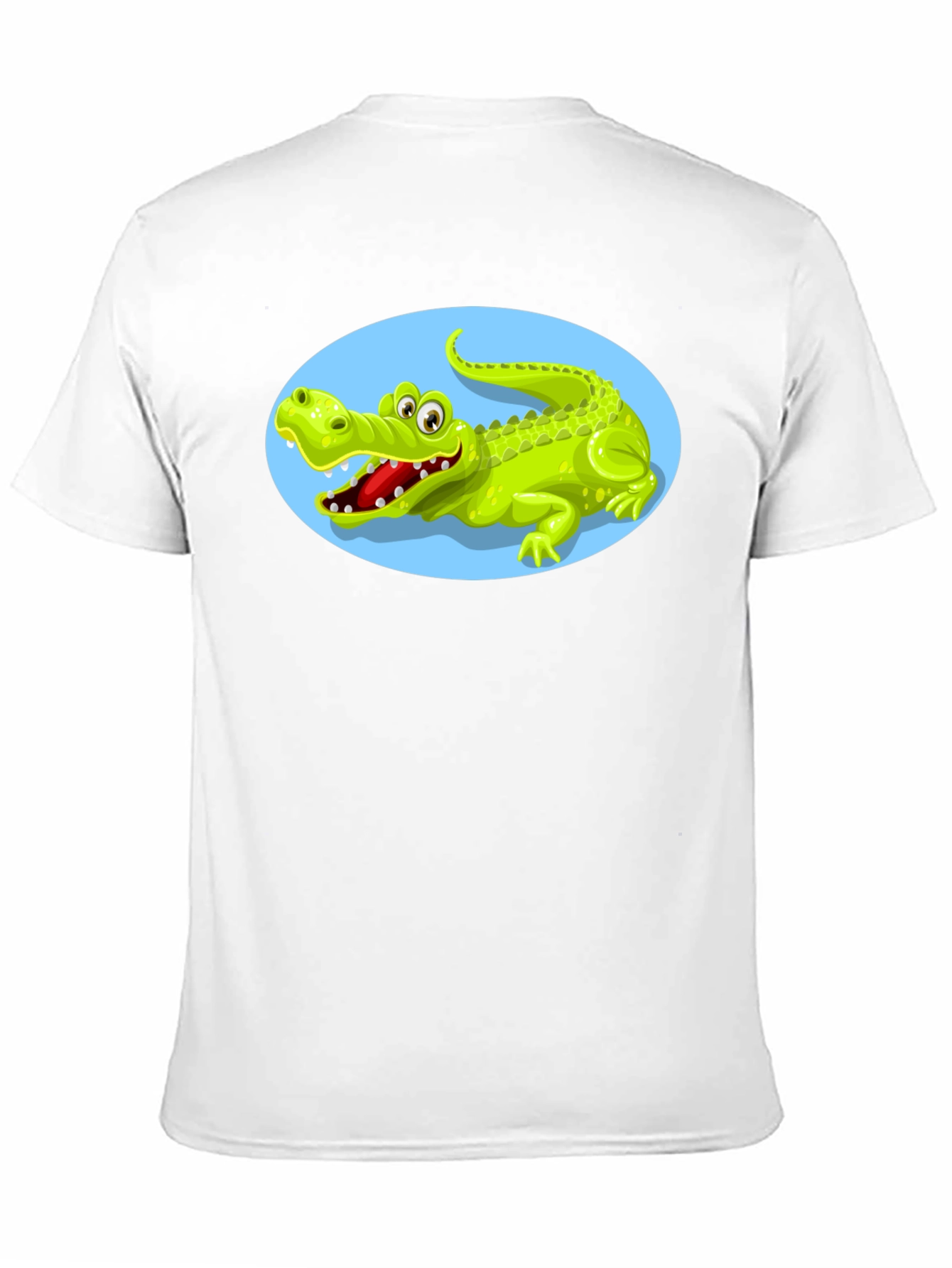 Black Cartoon Alligator Graphic Tee view 11