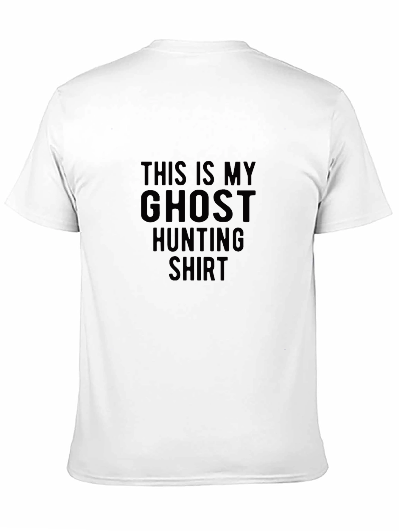 Black Ghost Hunting T-Shirt - Funny Halloween Apparel view 11