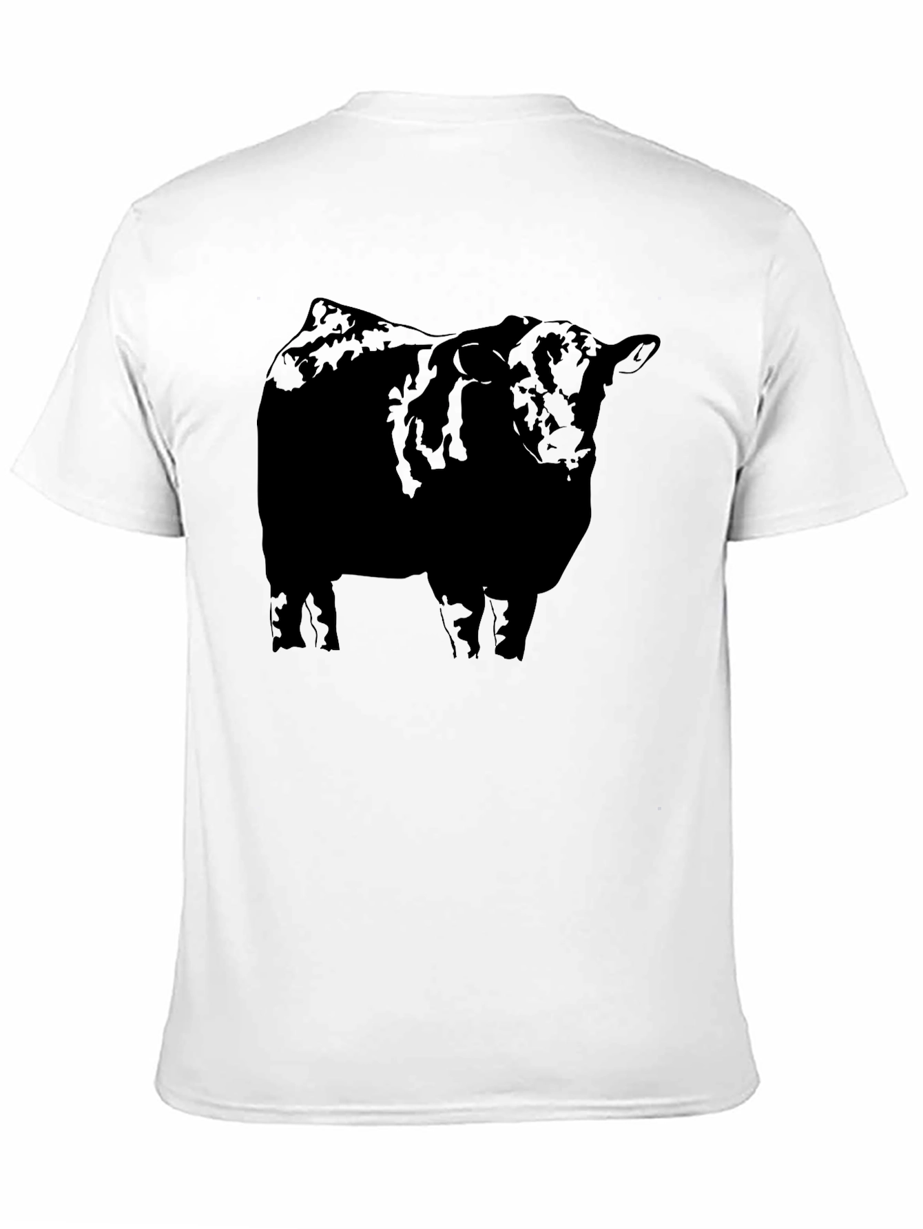 Black Black Angus Bull T-Shirt - Bold Graphic Tee view 11