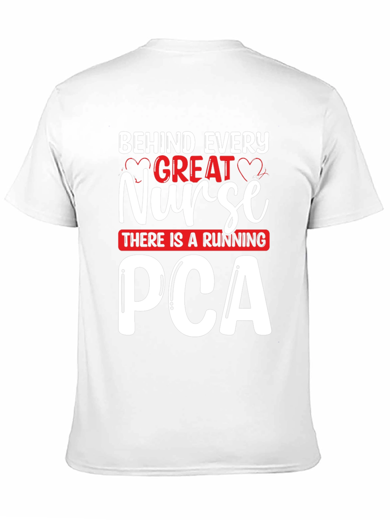 Black Great Nurse PCA T-Shirt - Unisex view 11