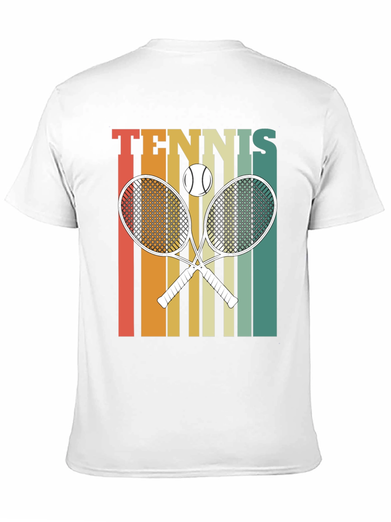 Retro Tennis Graphic T-Shirt - 11