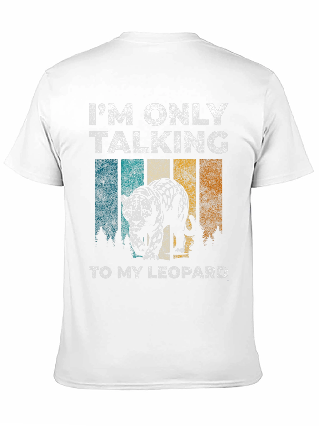 Black Leopard Graphic T-Shirt - Only Talking to My Leopard view 11