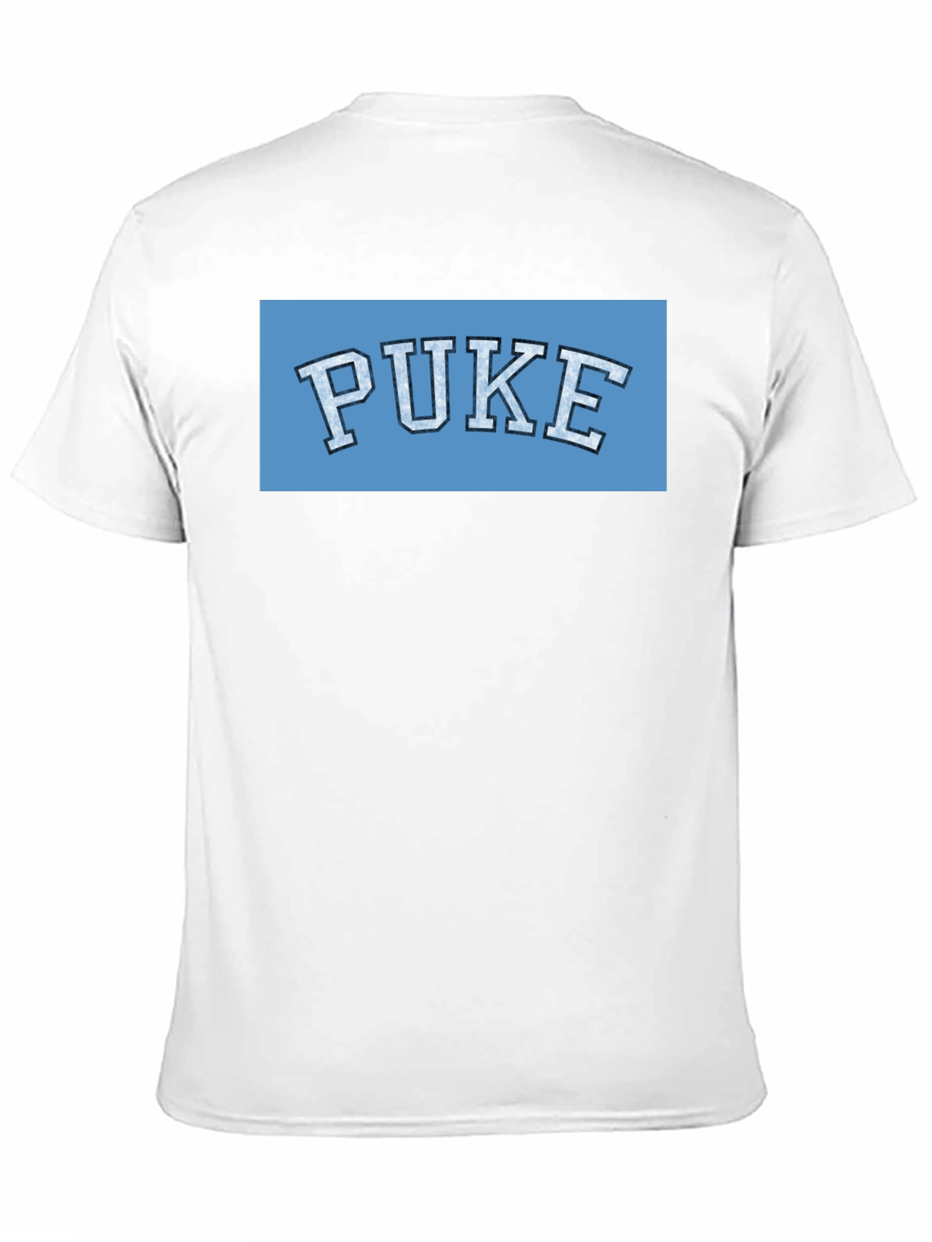 Black PUKE Graphic T-Shirt - College Humor Tee view 11