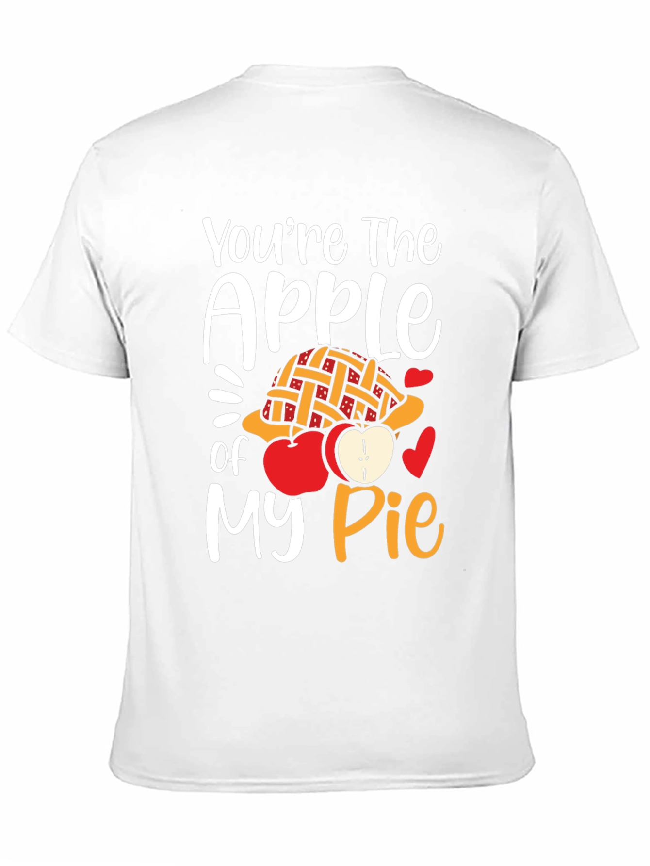 Black You're the Apple of My Pie Graphic T-Shirt view 11