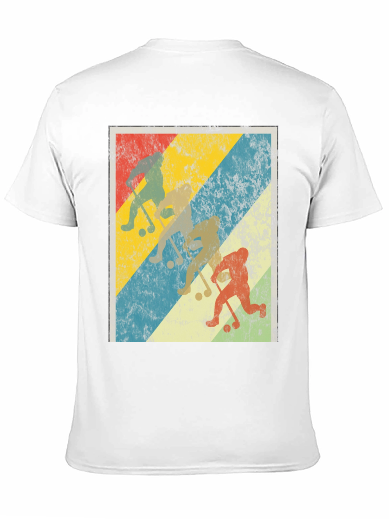 Black Vintage Bigfoot Hockey T-Shirt view 11