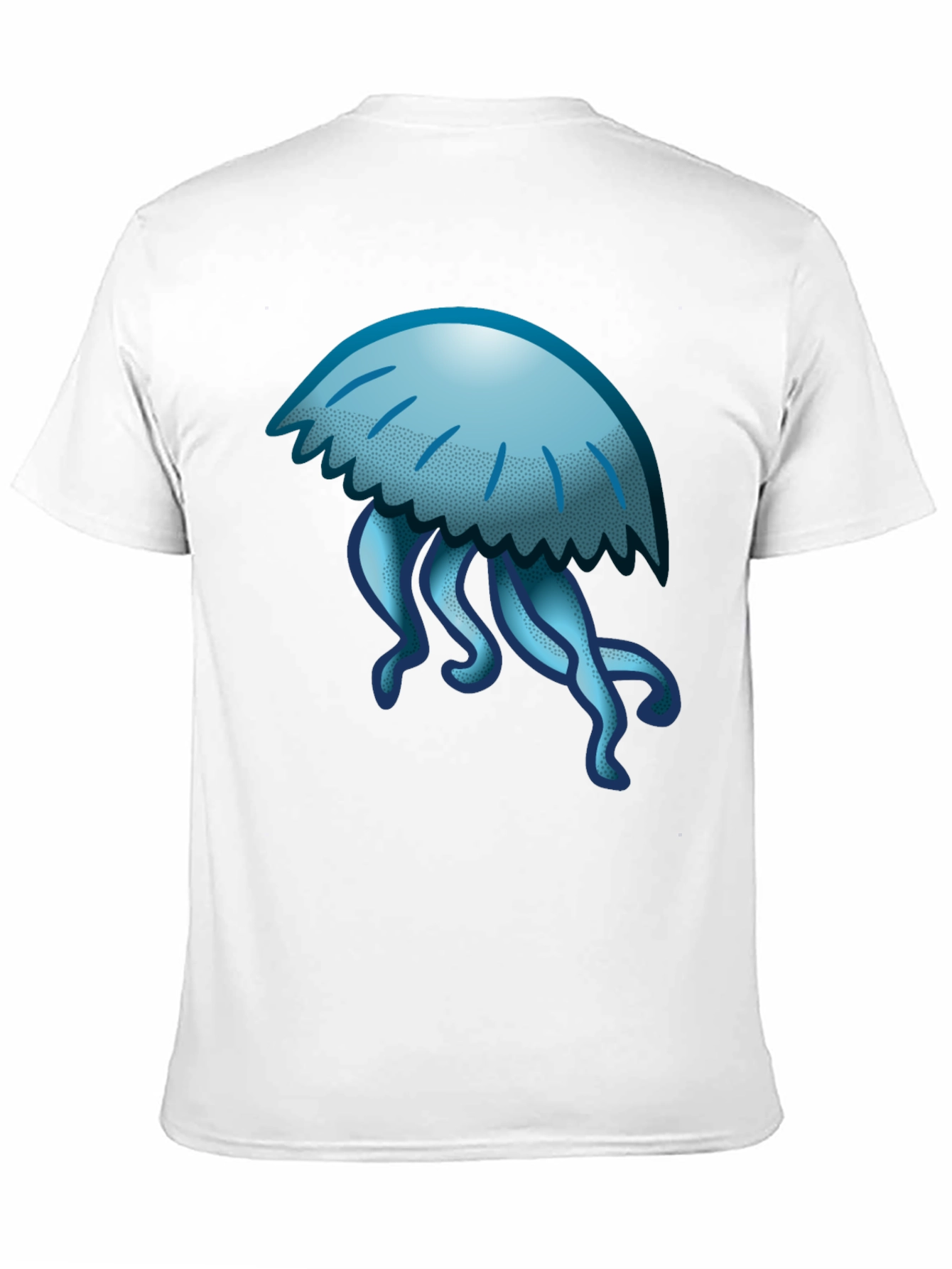 Black Jellyfish Graphic Tee - Cool Casual Style view 11
