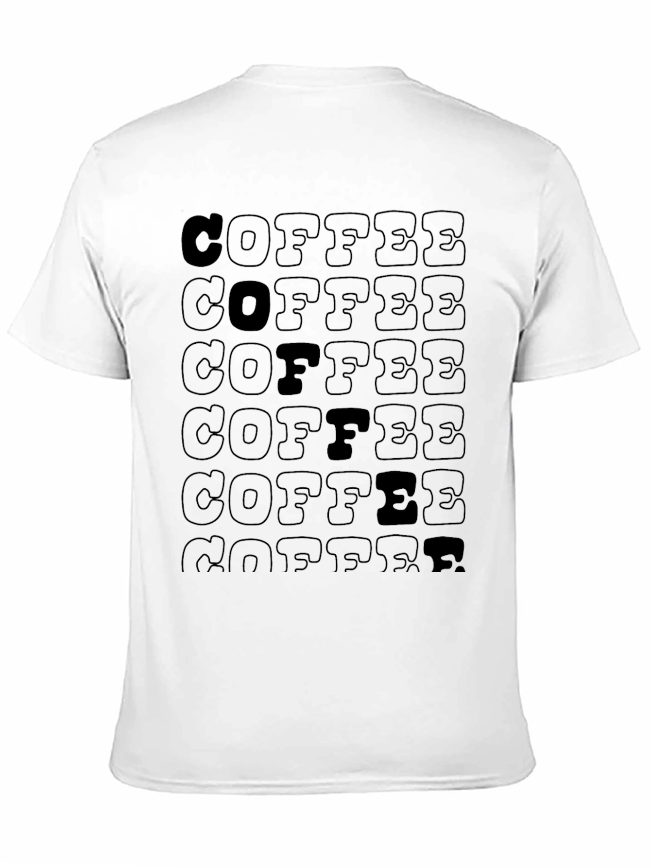 Black Coffee Lover T-Shirt - Retro Design view 11