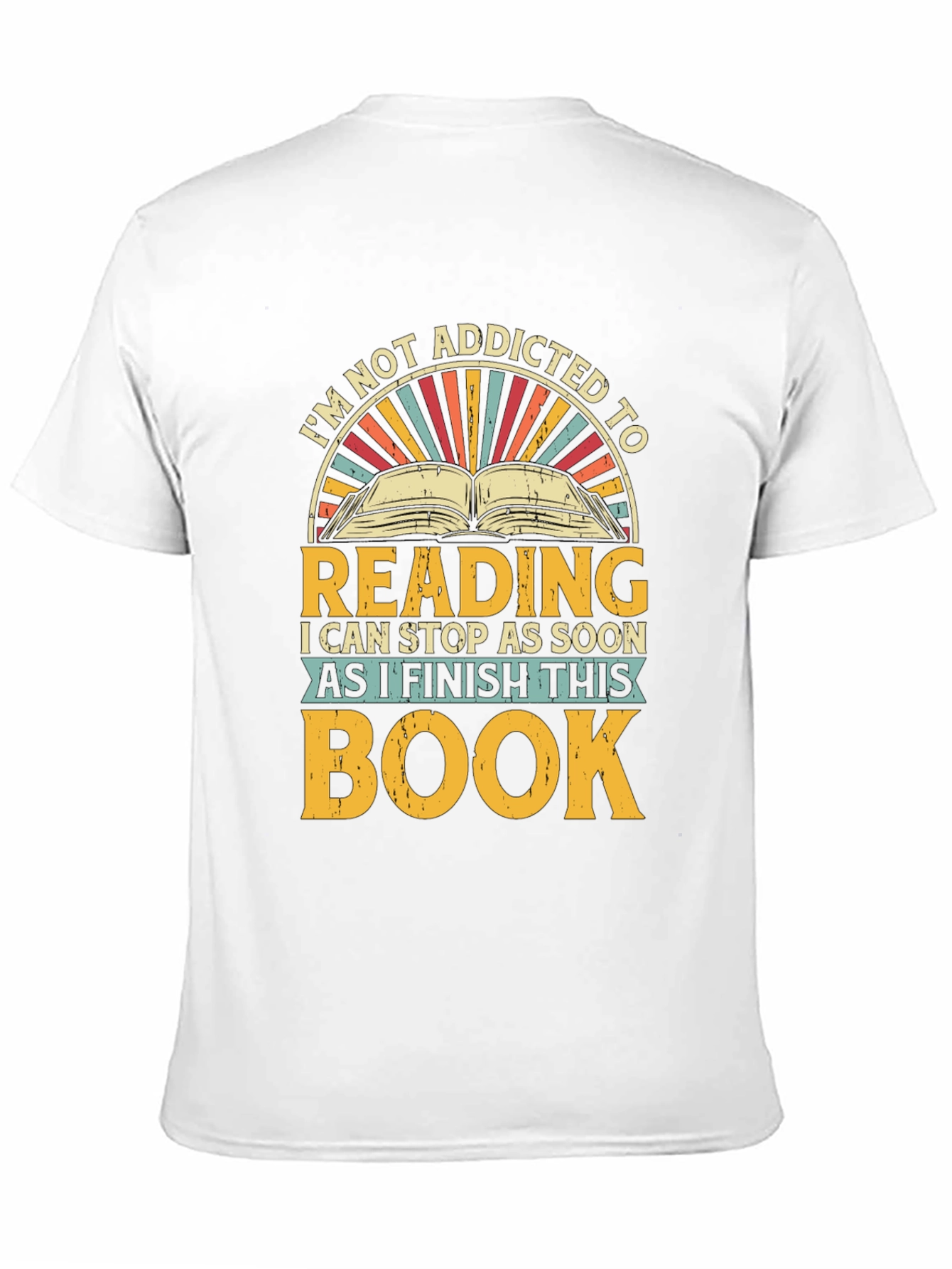 Black Addicted To Reading T-Shirt - Funny Book Lover Tee view 11