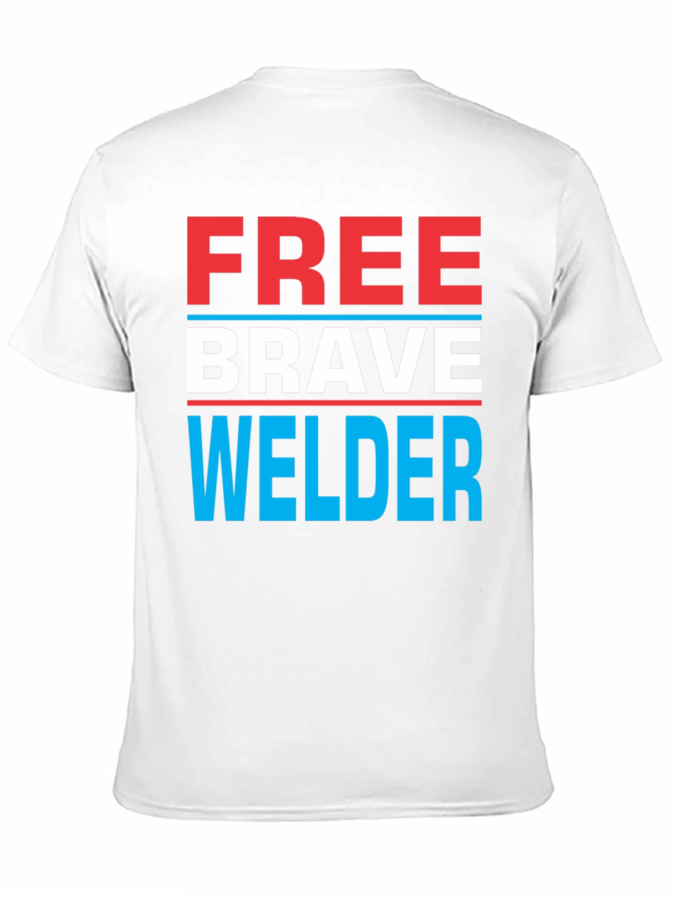 Black Free Brave Welder Graphic Tee - Black view 11