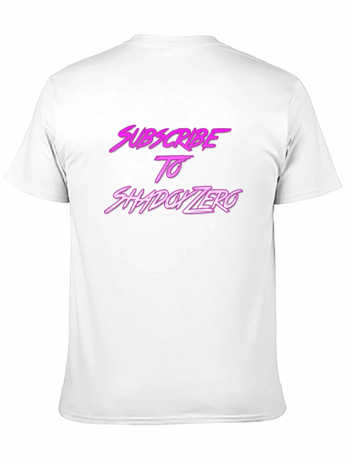 Black Subscribe to ShadyZero Black T-Shirt view 11