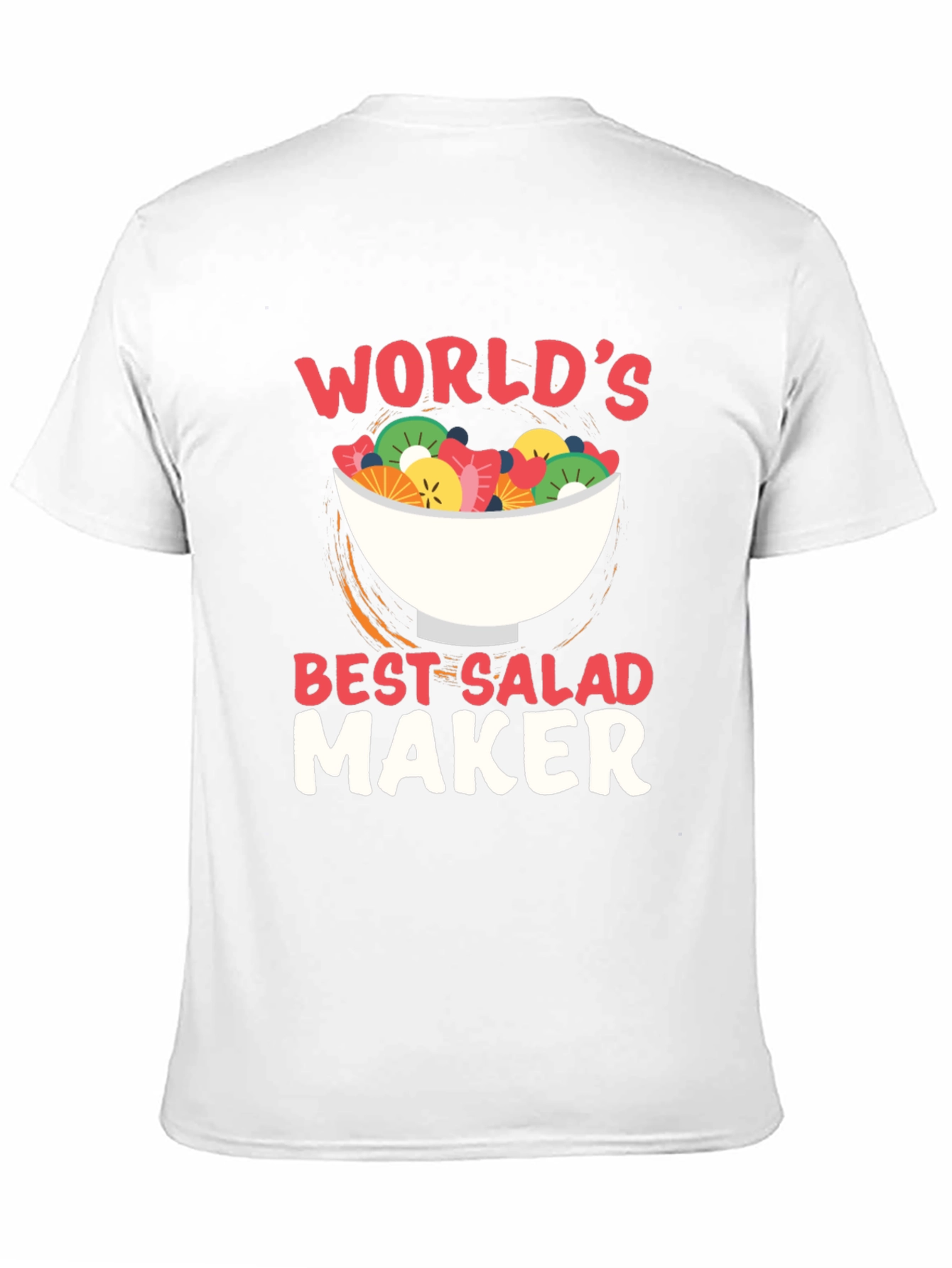 Black World's Best Salad Maker Graphic T-Shirt view 11