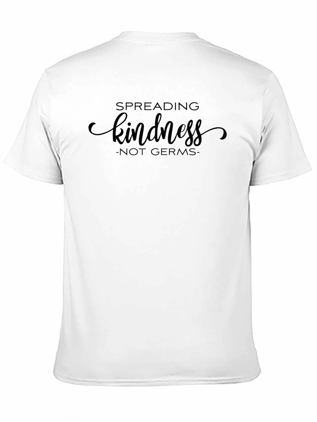 Black Kindness T-Shirt: Spread Kindness, Not Germs view 11