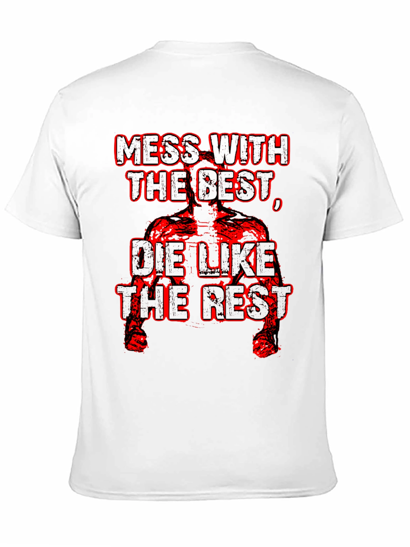 Black Mess With The Best Graphic Tee - Bold Statement T-Shirt view 11
