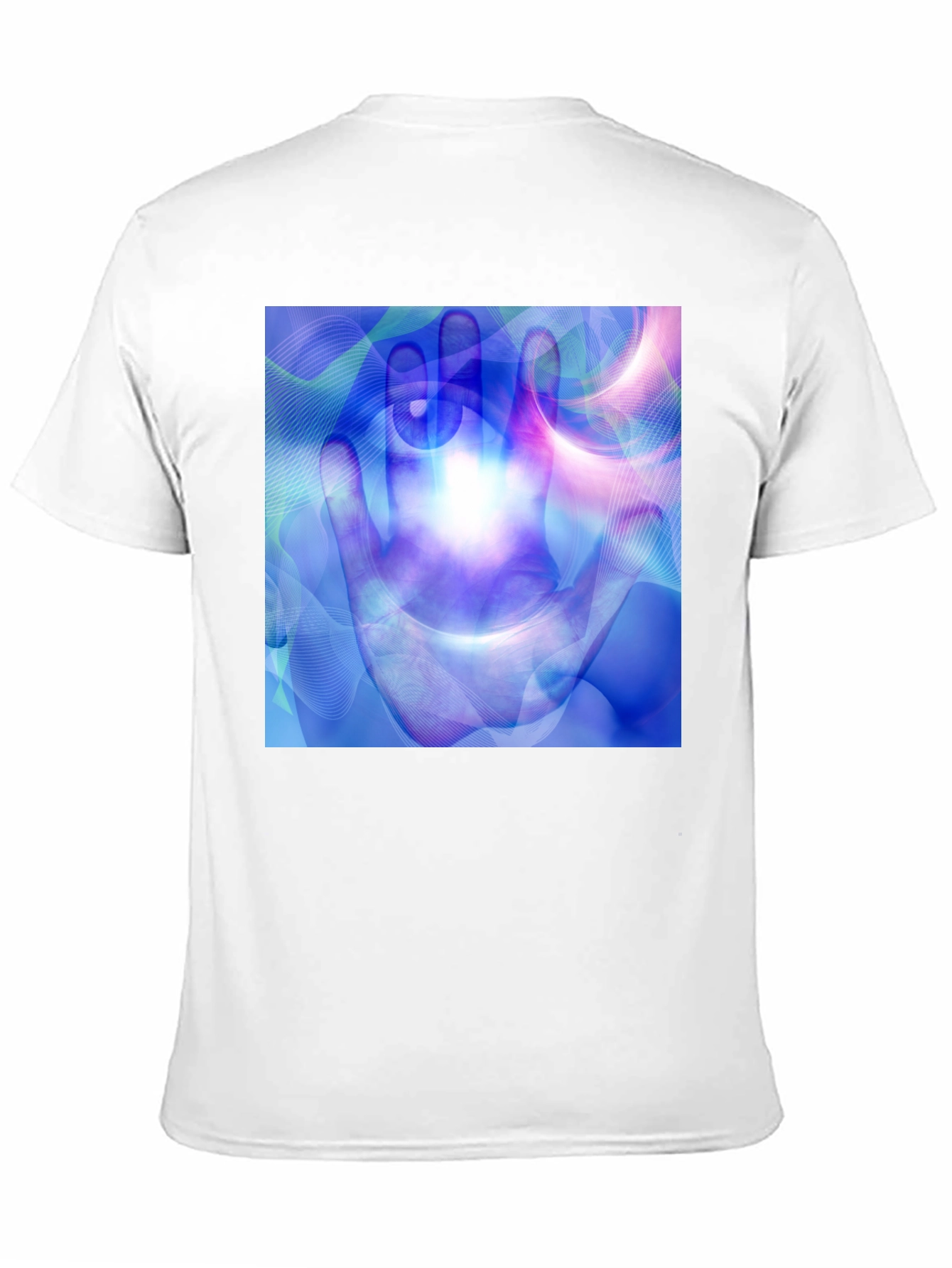 Abstract Hand Print T-Shirt - 11