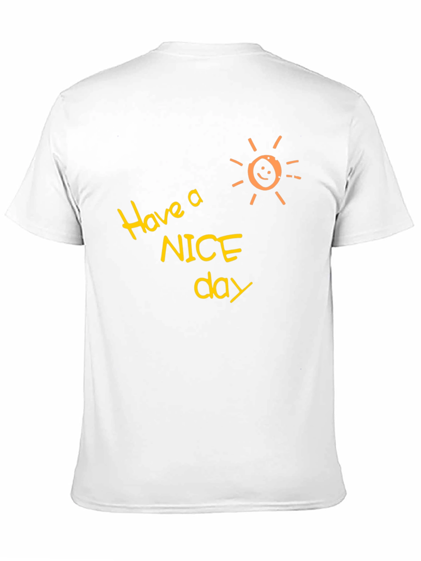 Black Have a Nice Day Black T-Shirt view 11