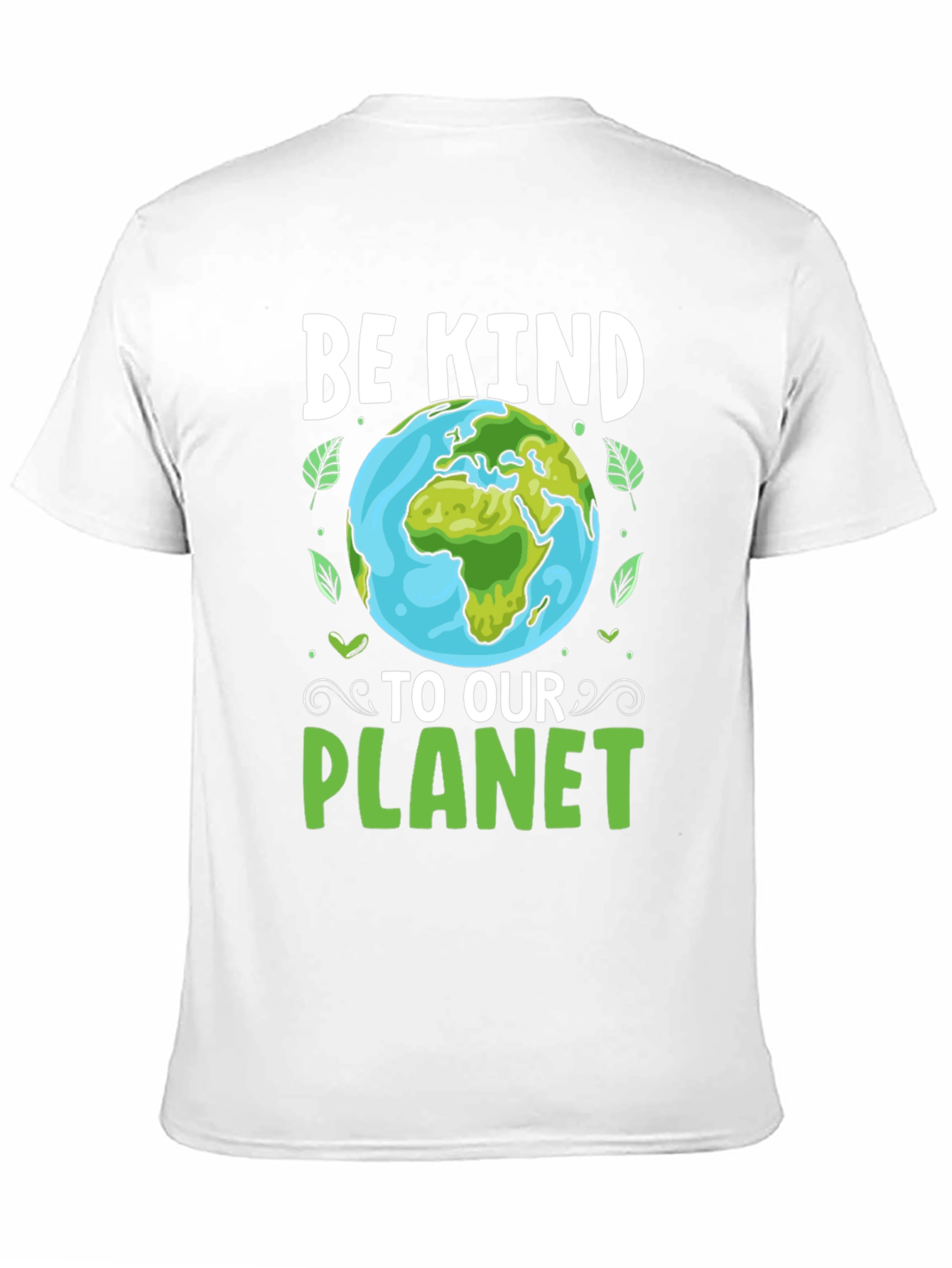 Black Be Kind To Our Planet Graphic Tee view 11