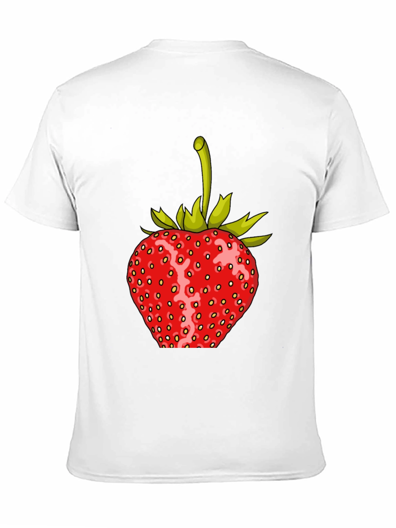 Black Strawberry Graphic Print T-Shirt view 11