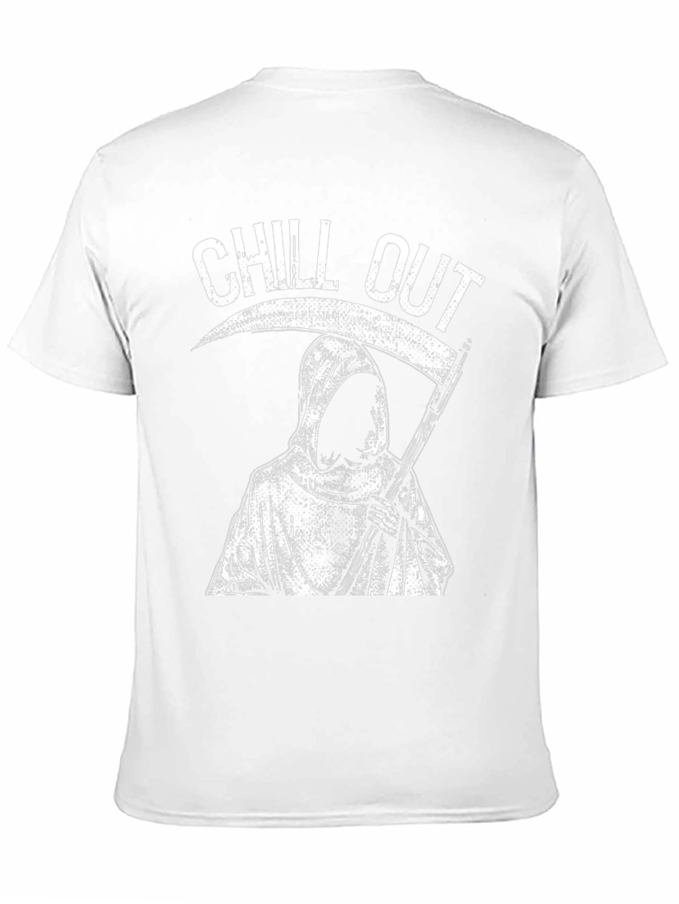 Black Chill Out Grim Reaper T-Shirt - Black view 11