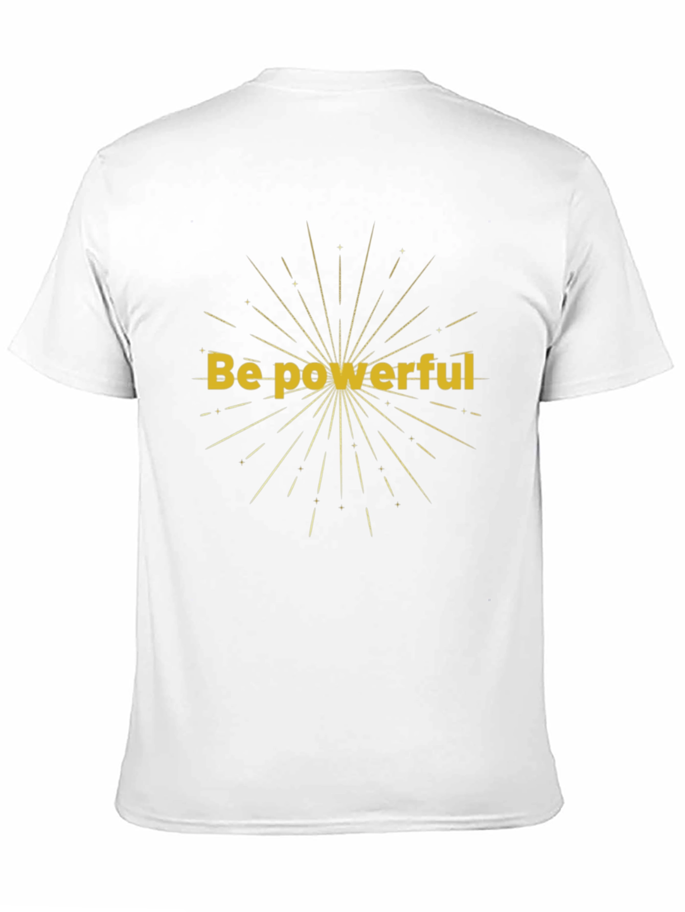 Black Be Powerful Graphic T-Shirt - Black Cotton Blend view 11
