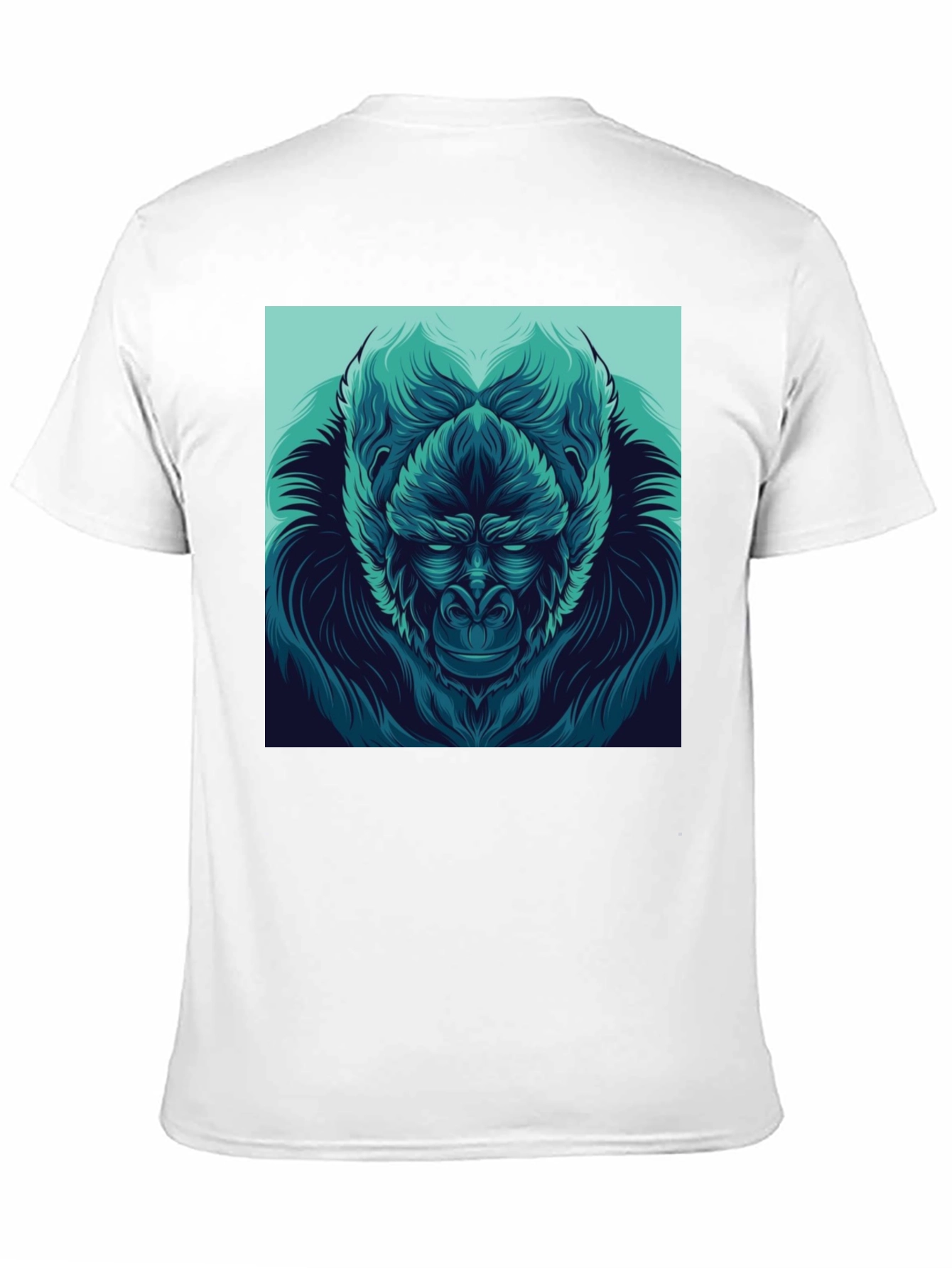 Black Gorilla Graphic Print Black T-Shirt view 11