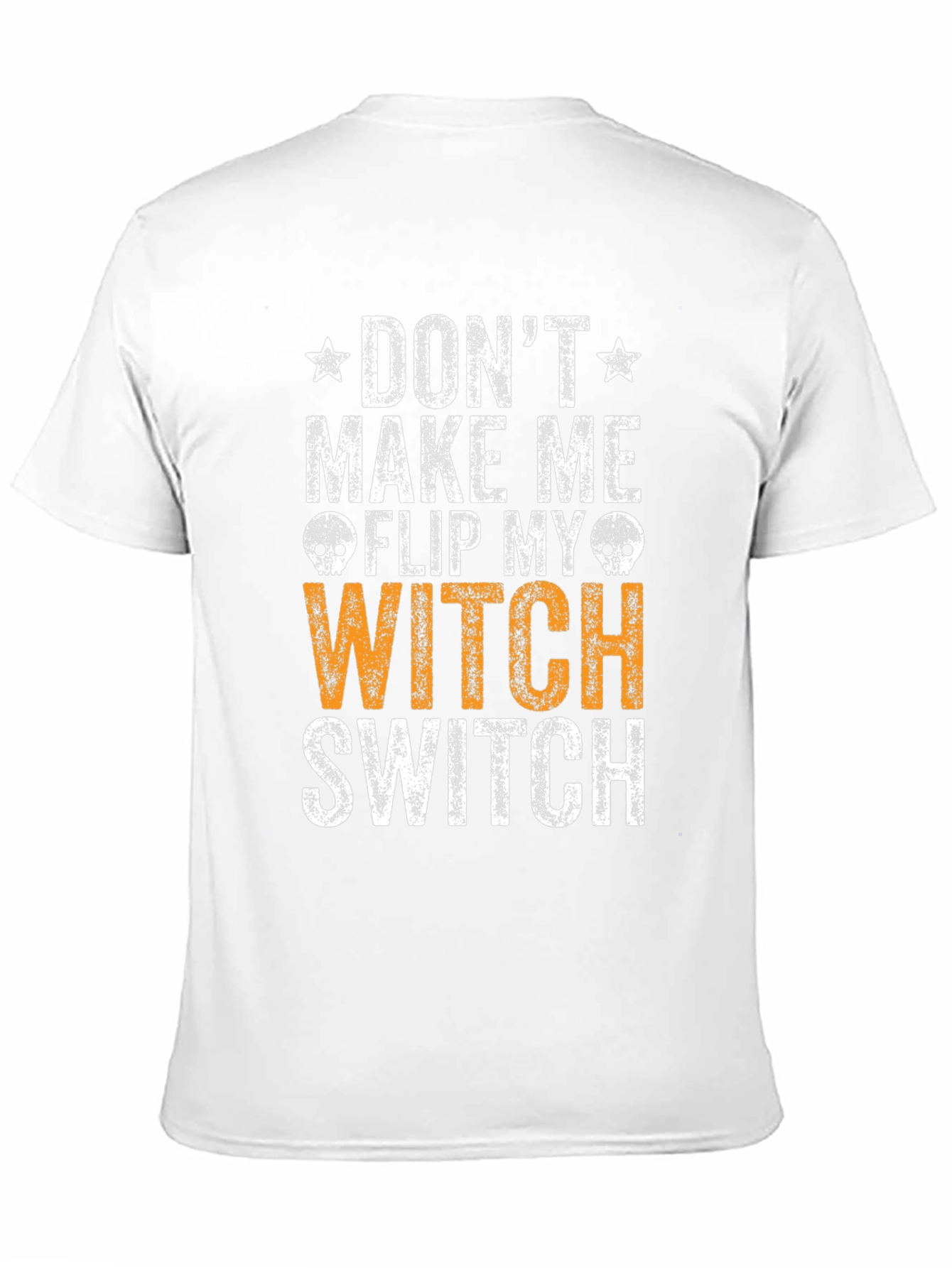 Black Don't Make Me Flip My Witch Switch T-Shirt view 11