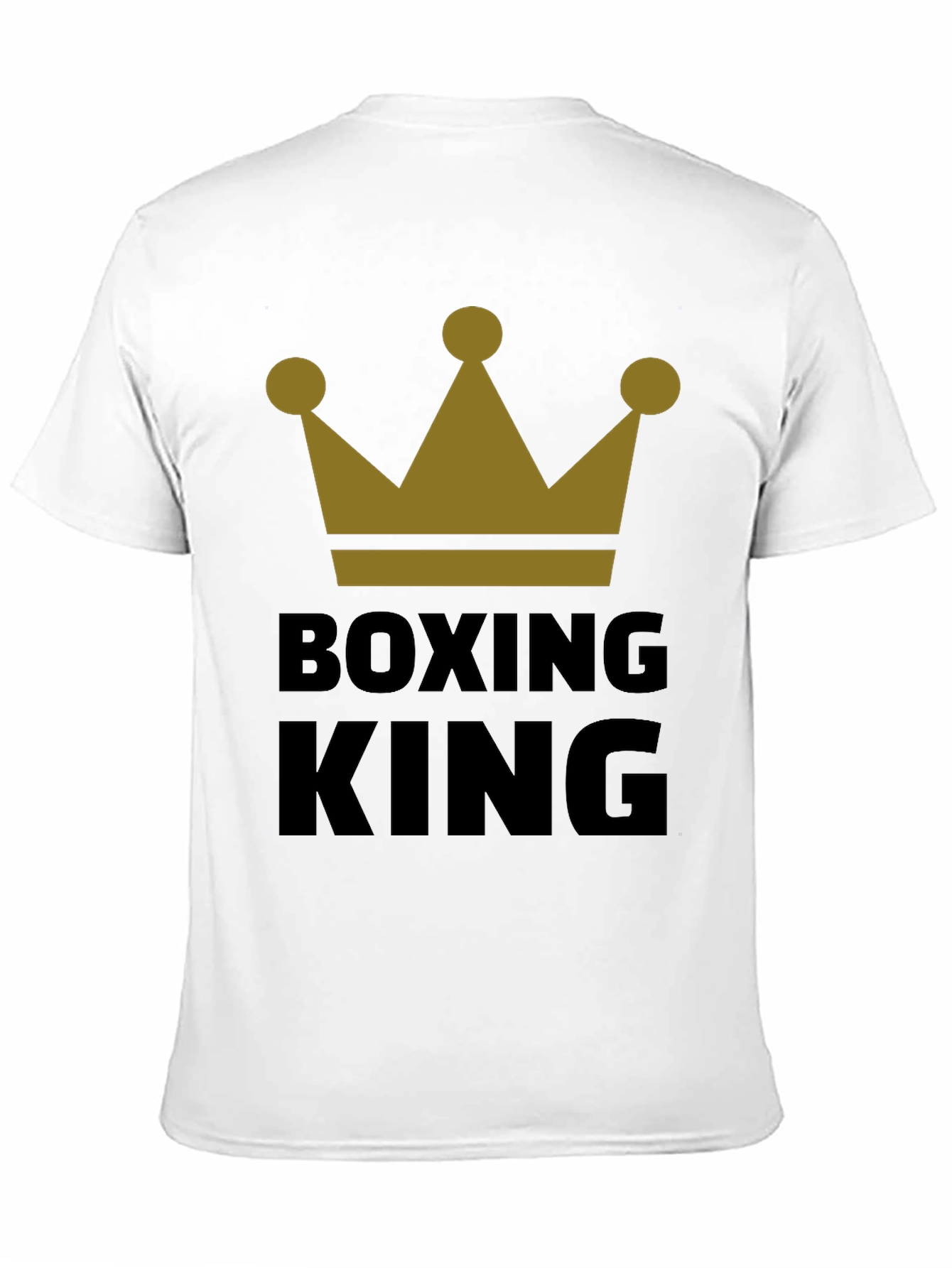 Black Boxing King Crown Graphic Tee - Black view 11