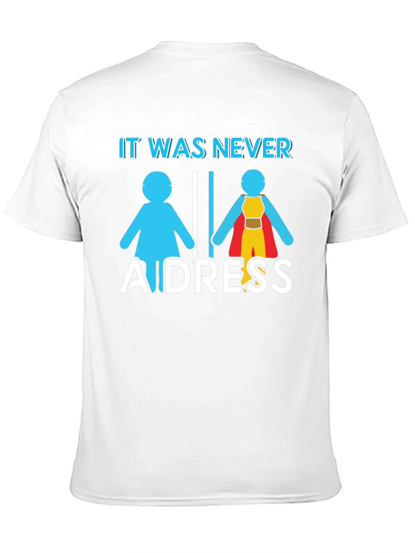 Black It Was Never A Dress T-Shirt view 11