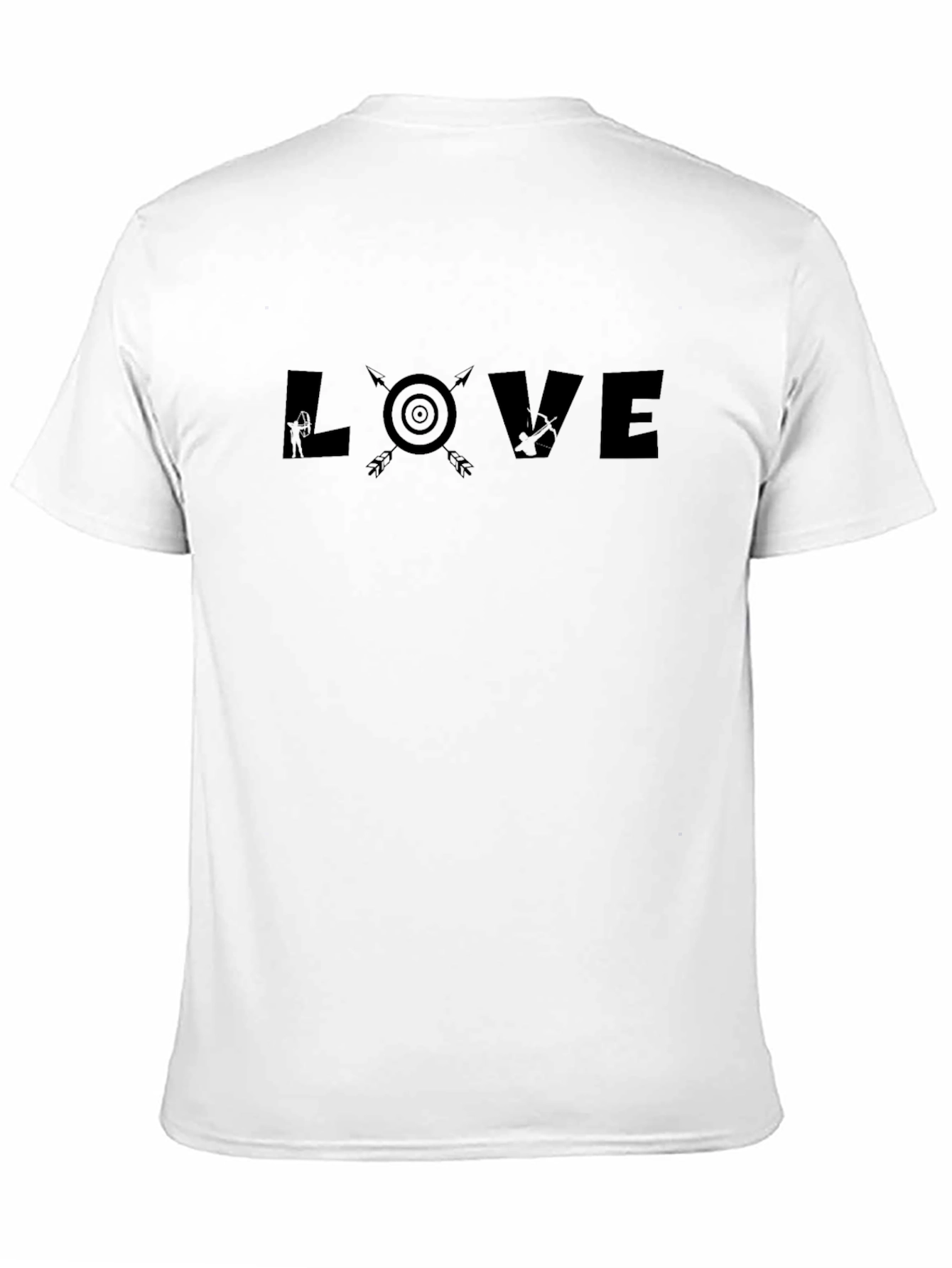 Black Archery LOVE Graphic Tee - Black Casual Shirt view 11