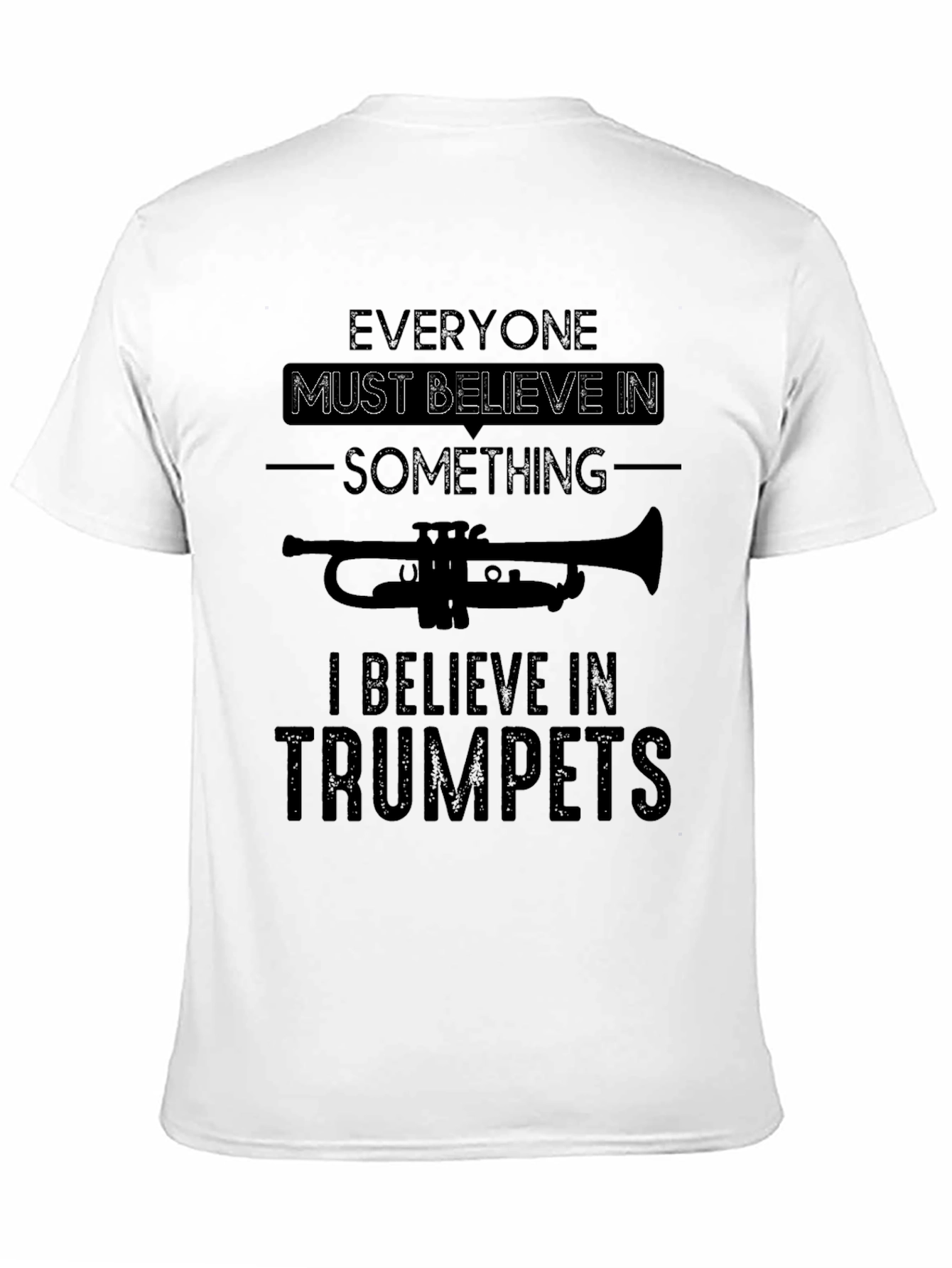Black Trumpet Believer Graphic T-Shirt view 11