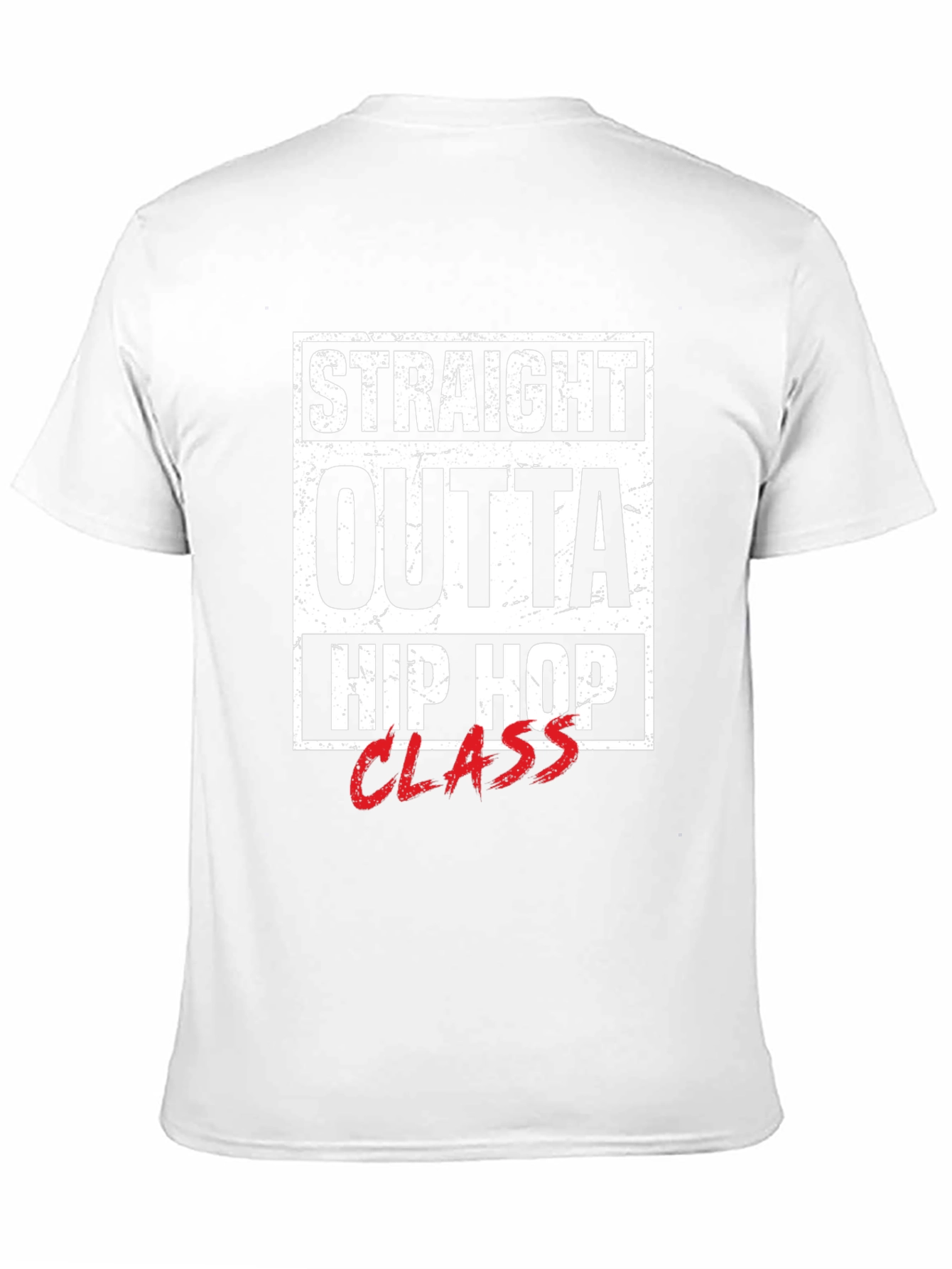 Black Straight Outta Hip Hop Class T-Shirt view 11