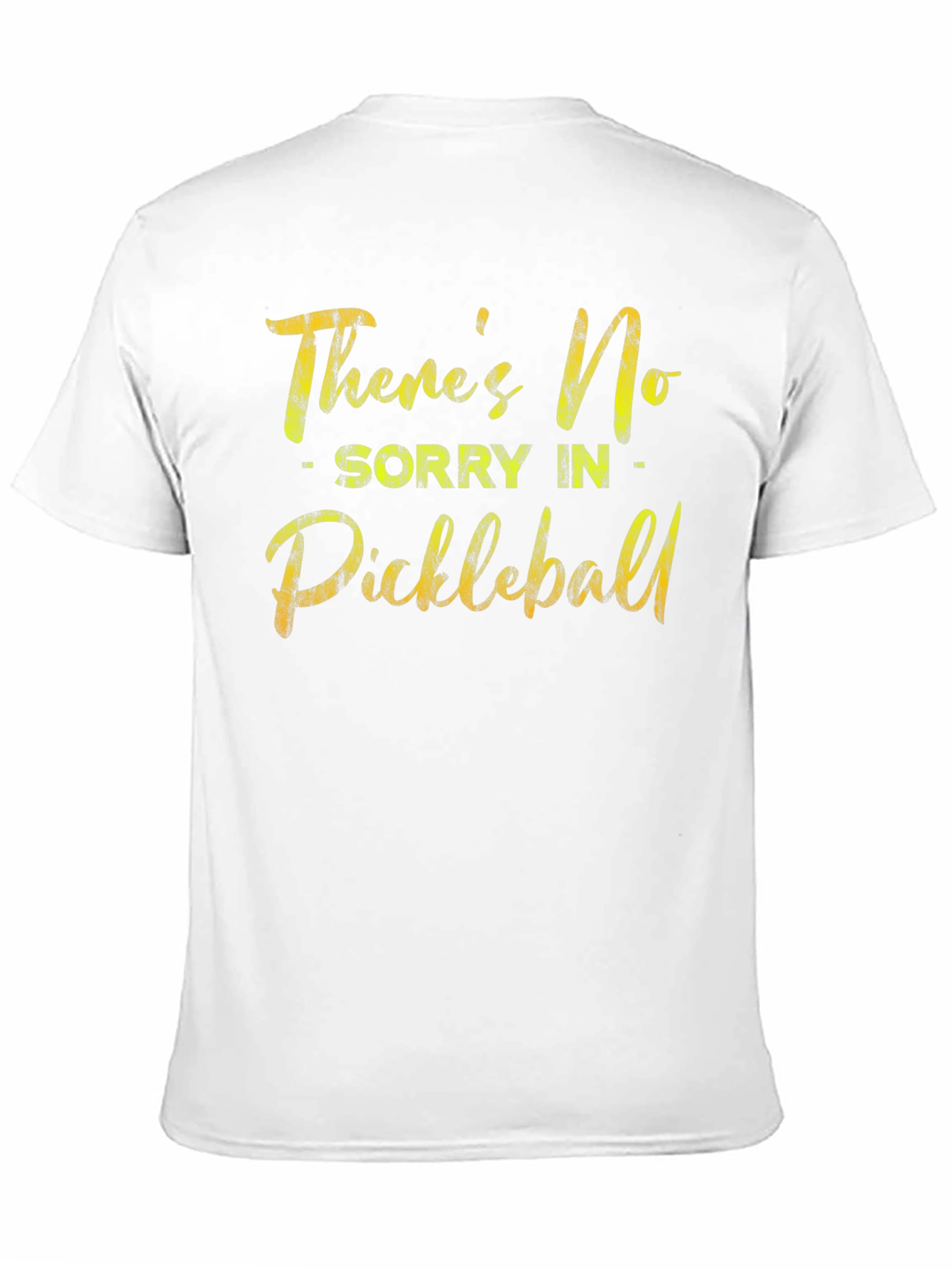 Black Funny Pickleball T-Shirt - There's No Sorry view 11