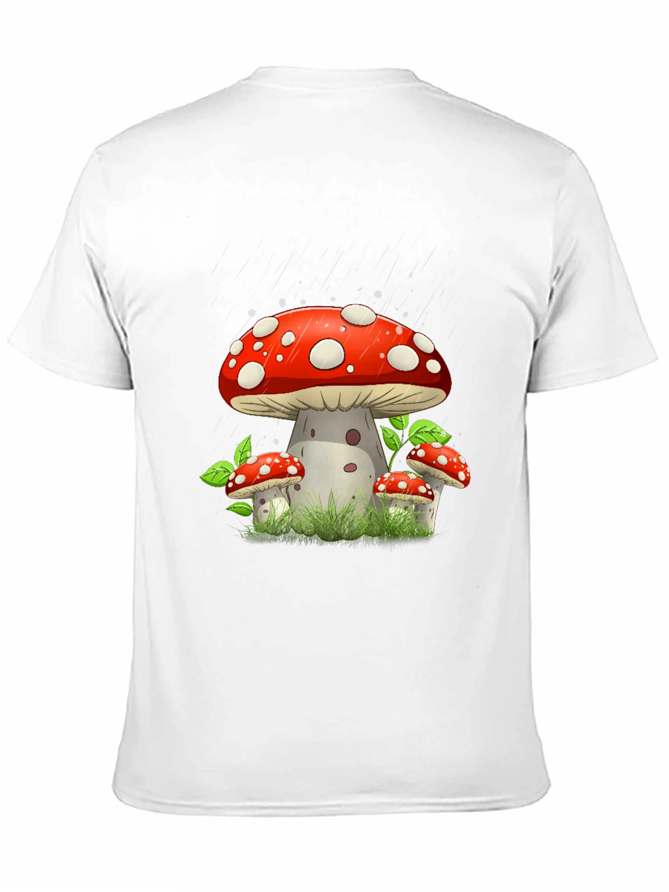 Black Mushroom Graphic Tee - Funky Style view 11