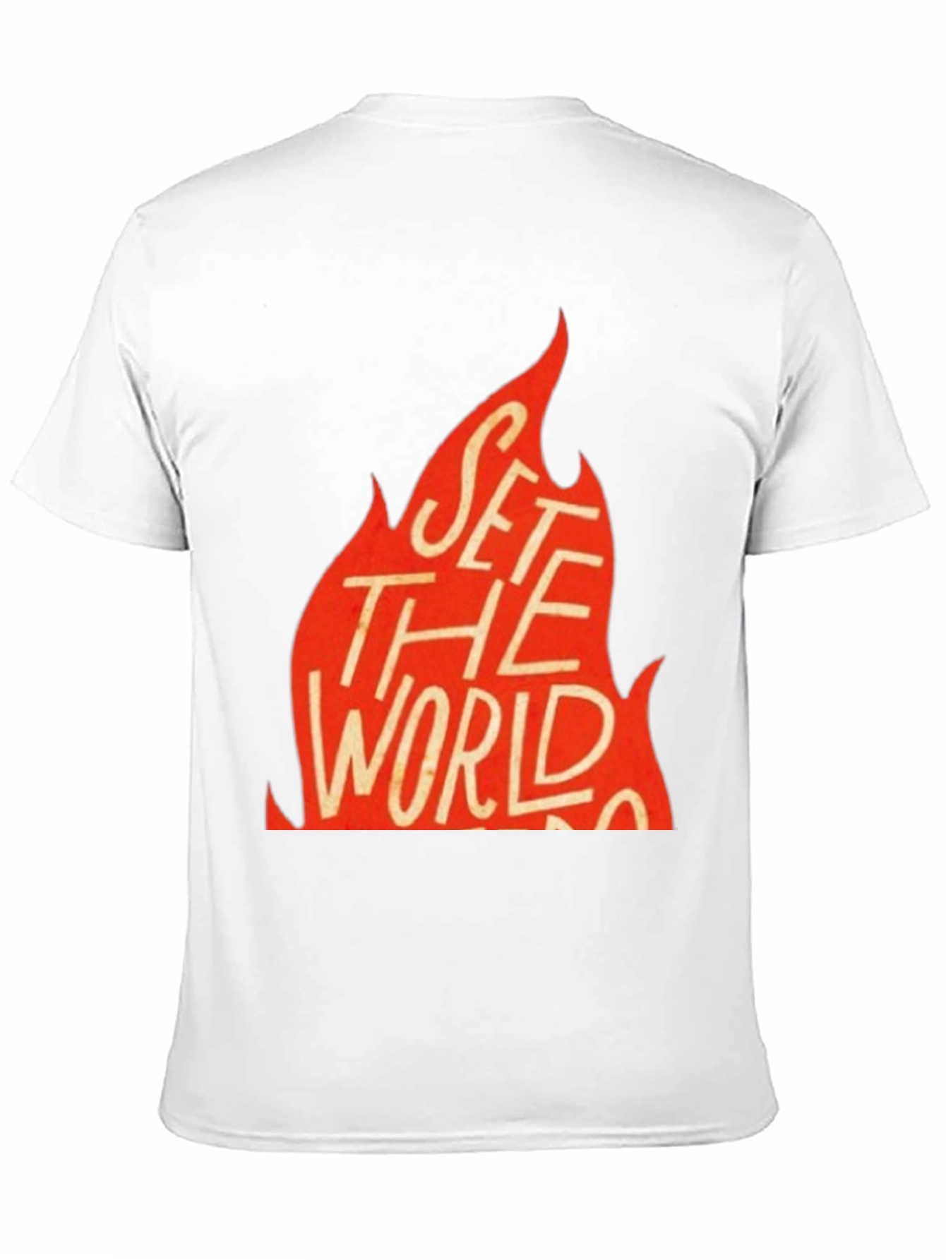Black Set the World on Fire Graphic Tee - Black view 11