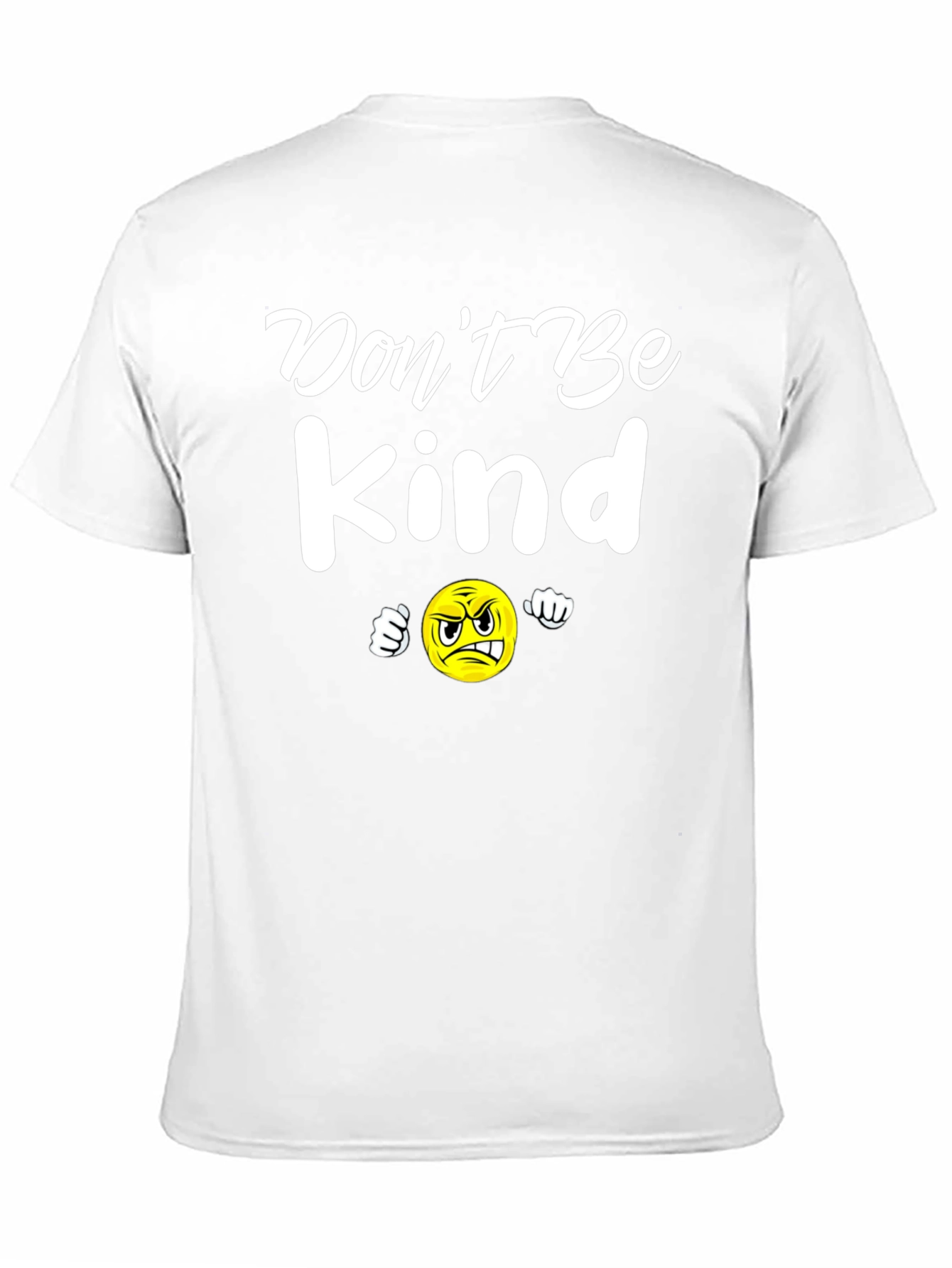 Black Don't Be Kind T-Shirt - Funny Angry Emoji Tee view 11